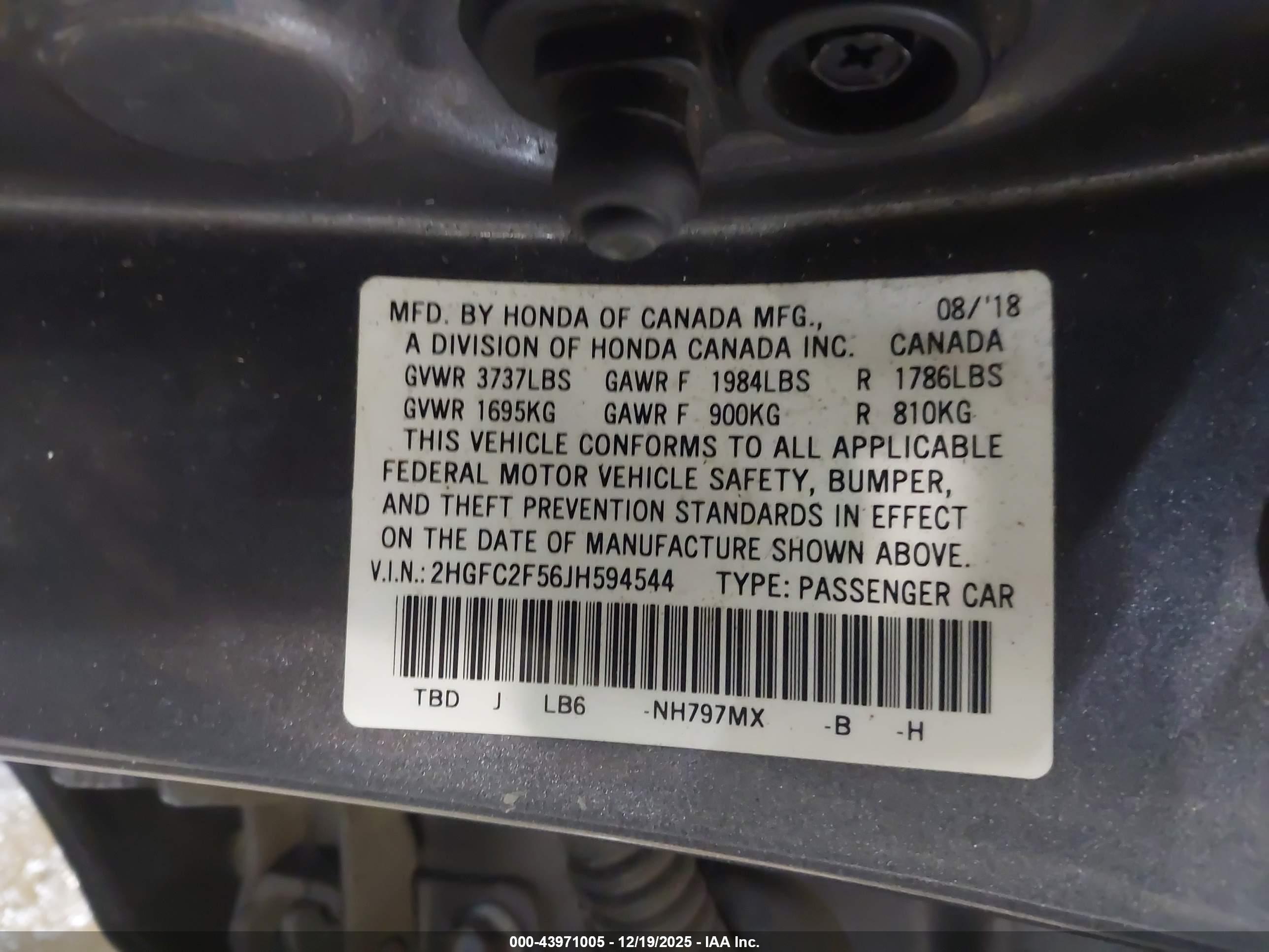 HONDA CIVIC image 9