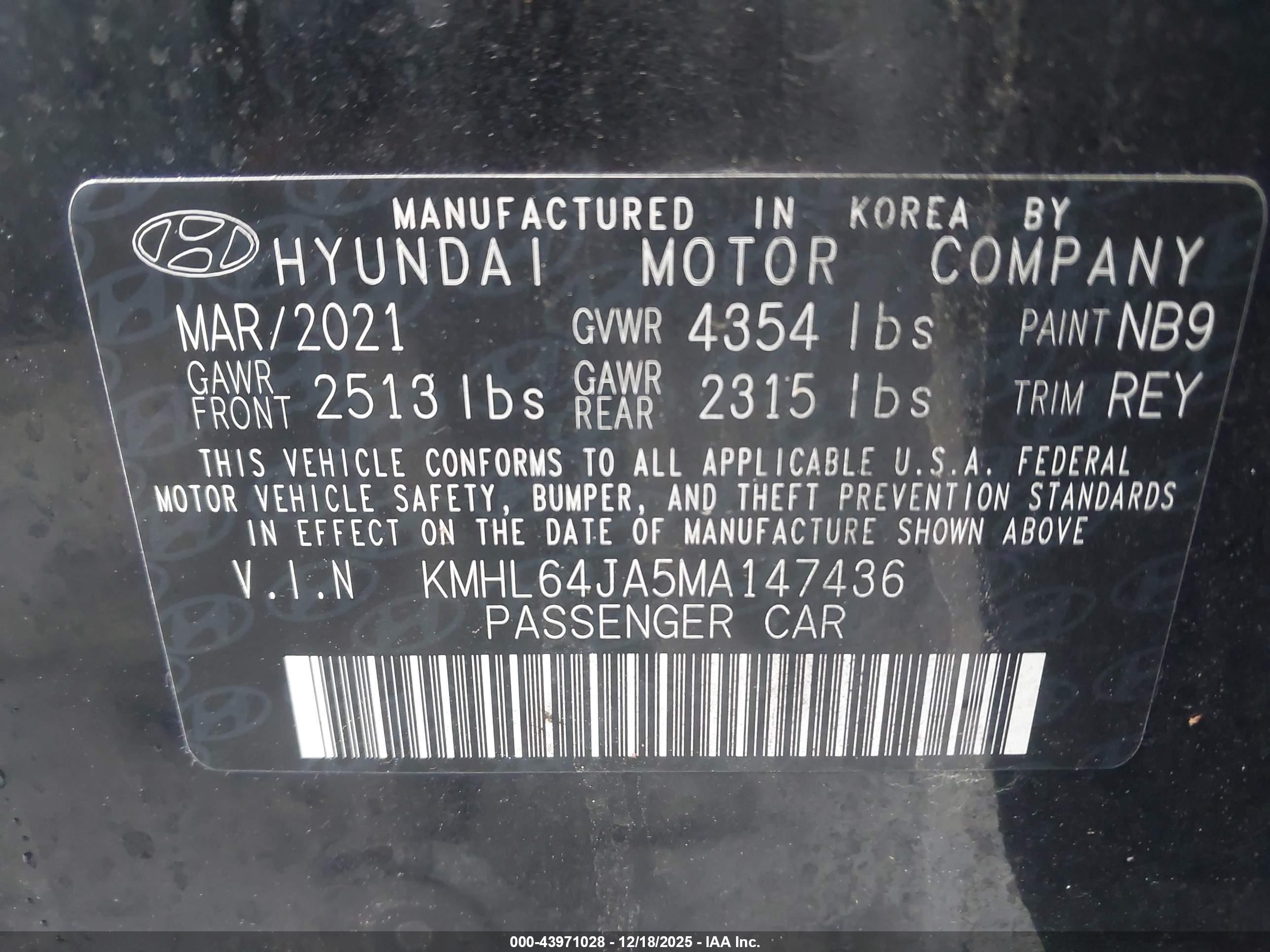 HYUNDAI SONATA image 9