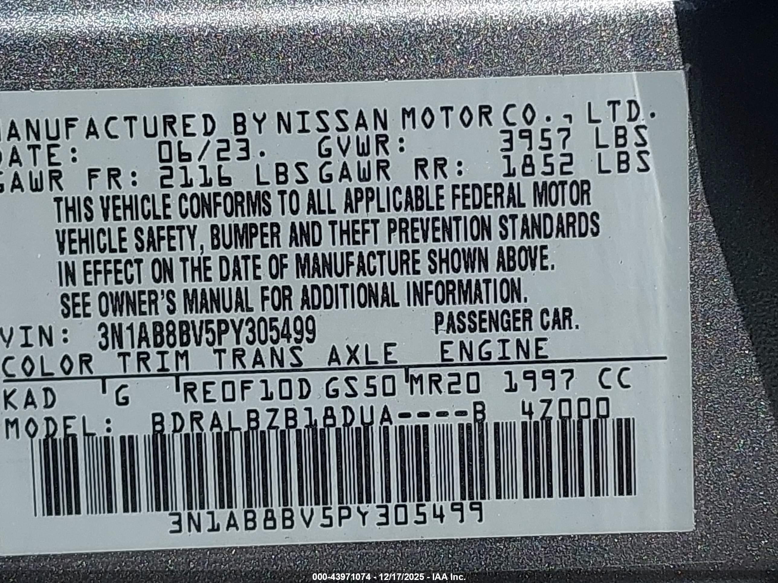 NISSAN SENTRA image 9