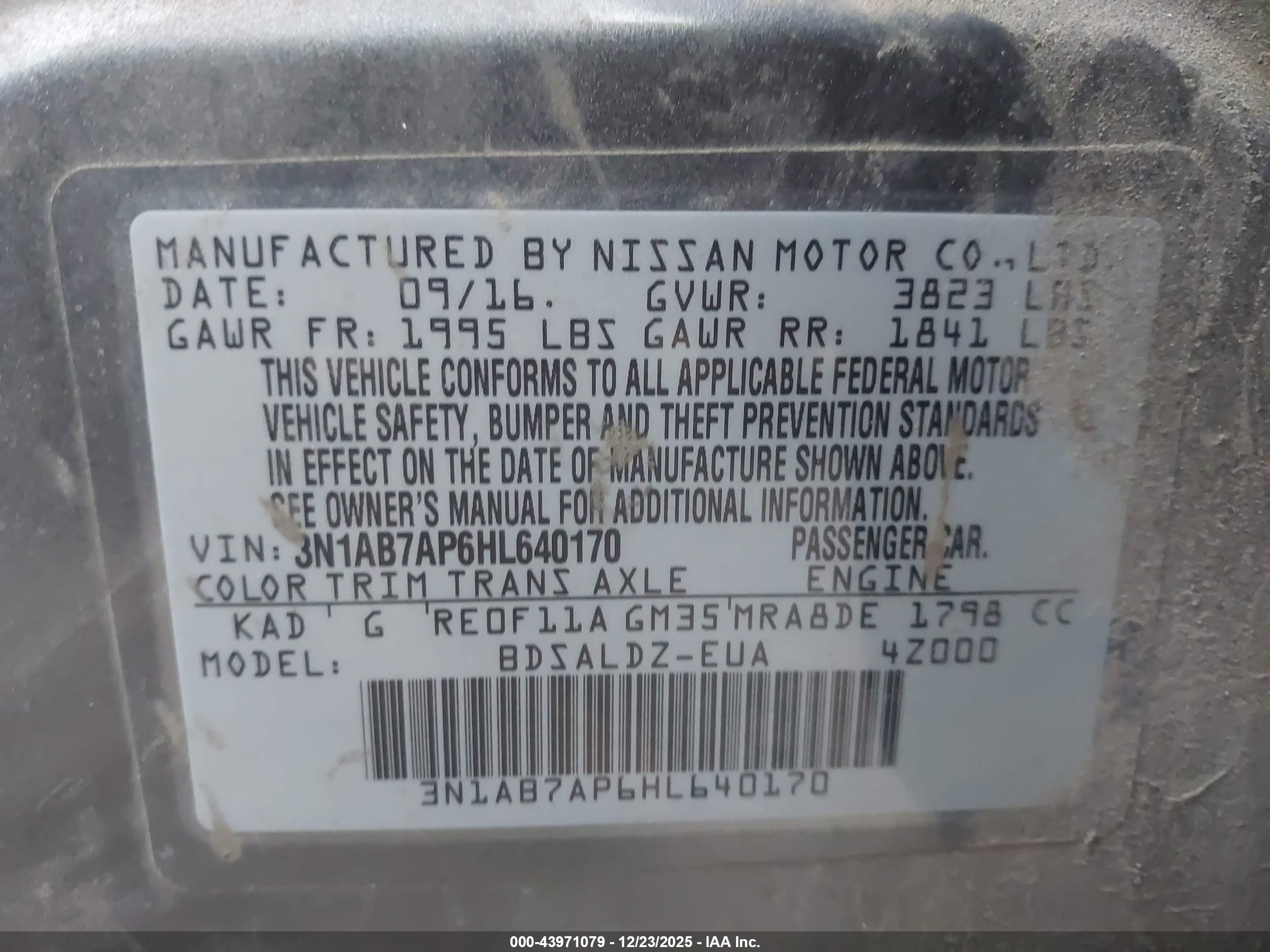 NISSAN SENTRA image 9