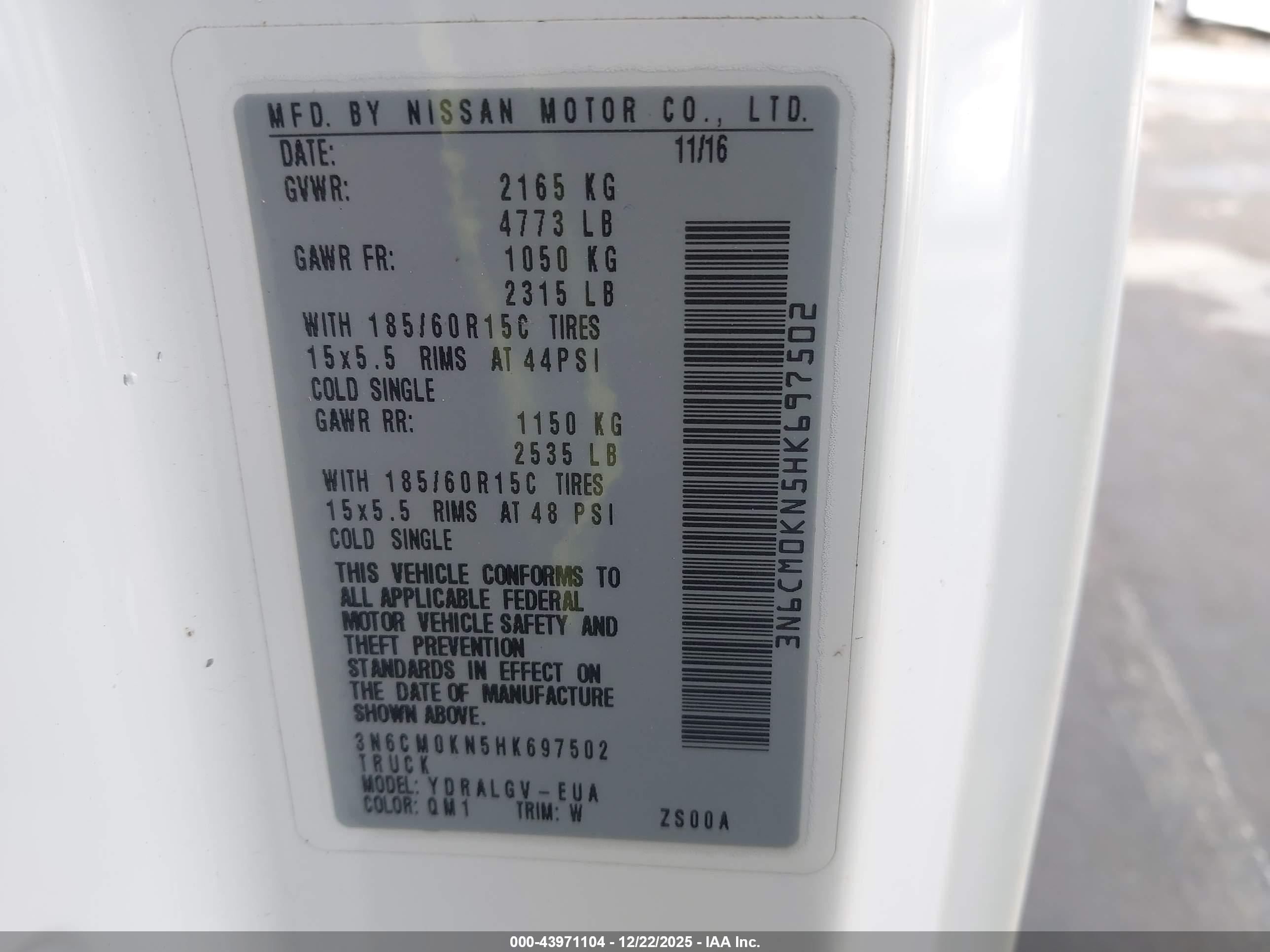 NISSAN NV200 image 9