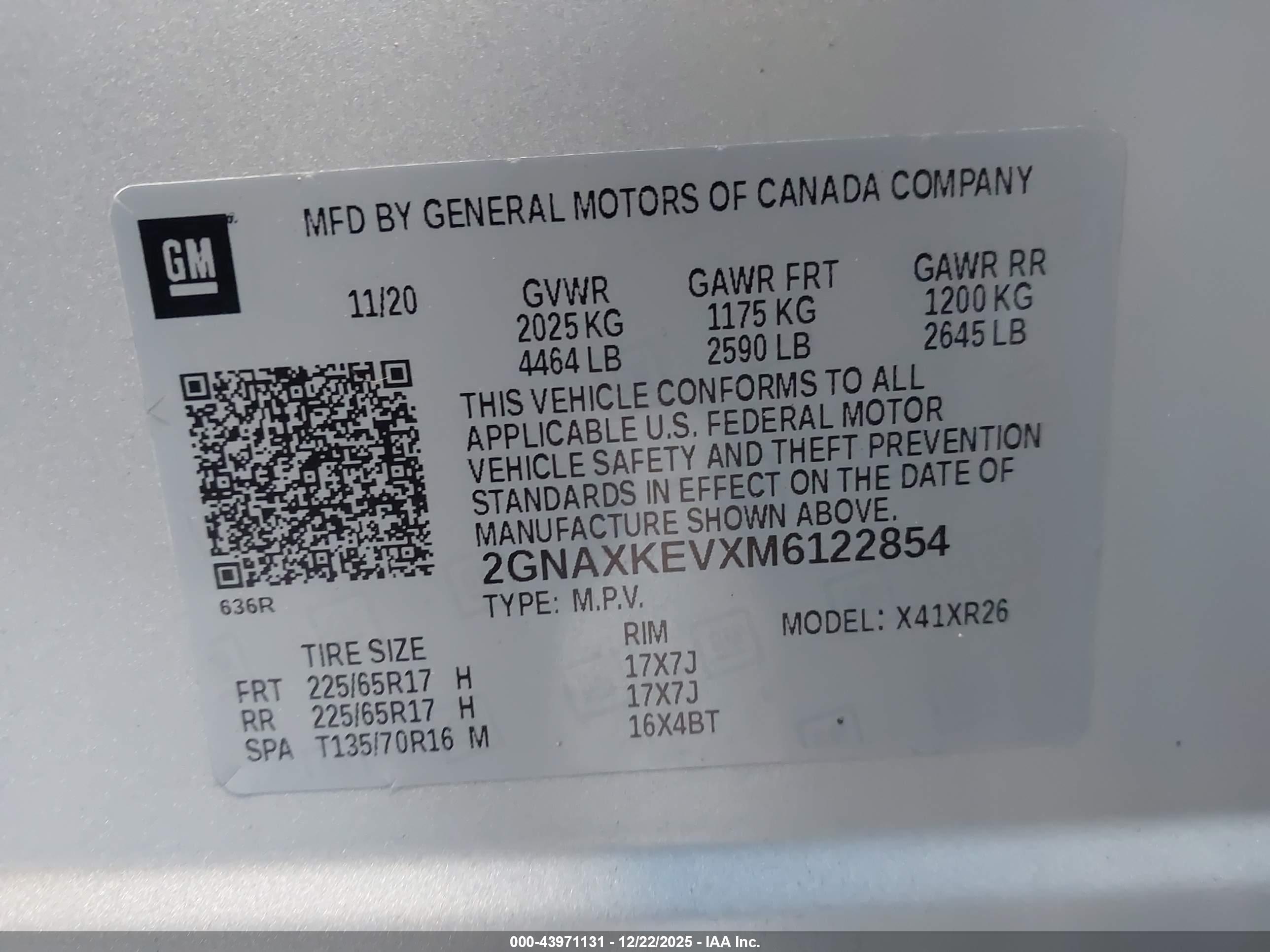 CHEVROLET EQUINOX image 9