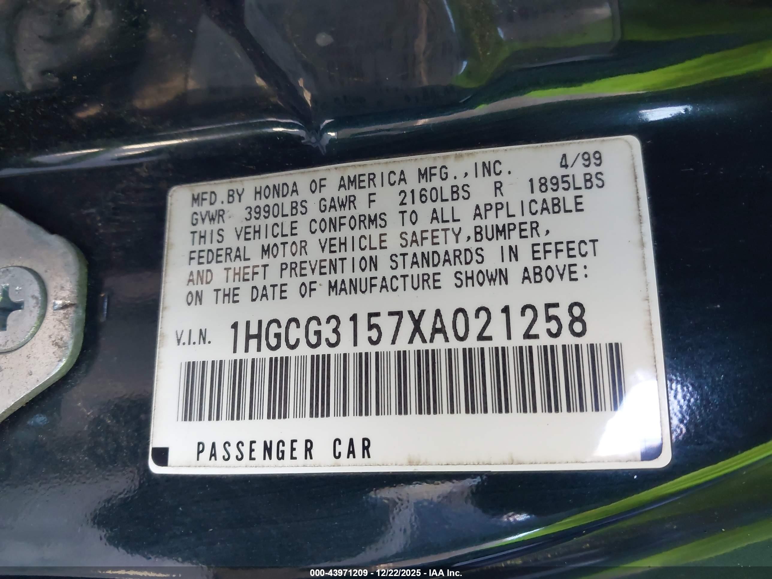 HONDA ACCORD image 9