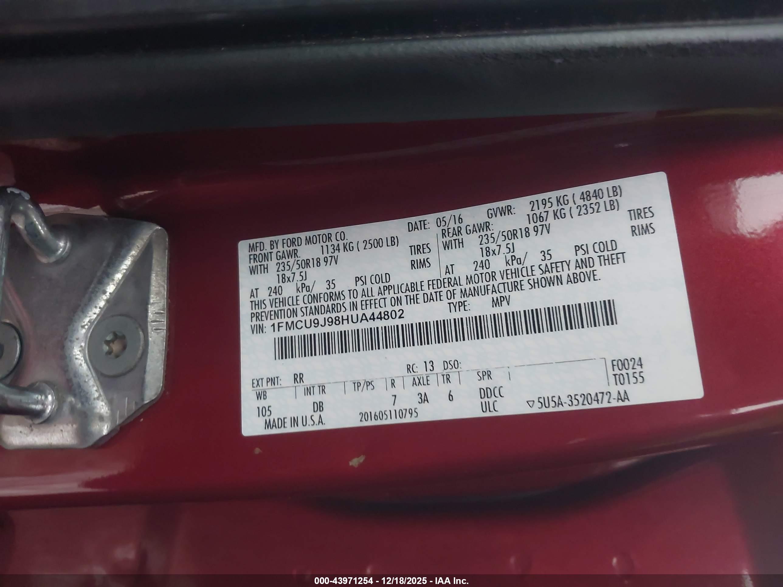 FORD ESCAPE image 9