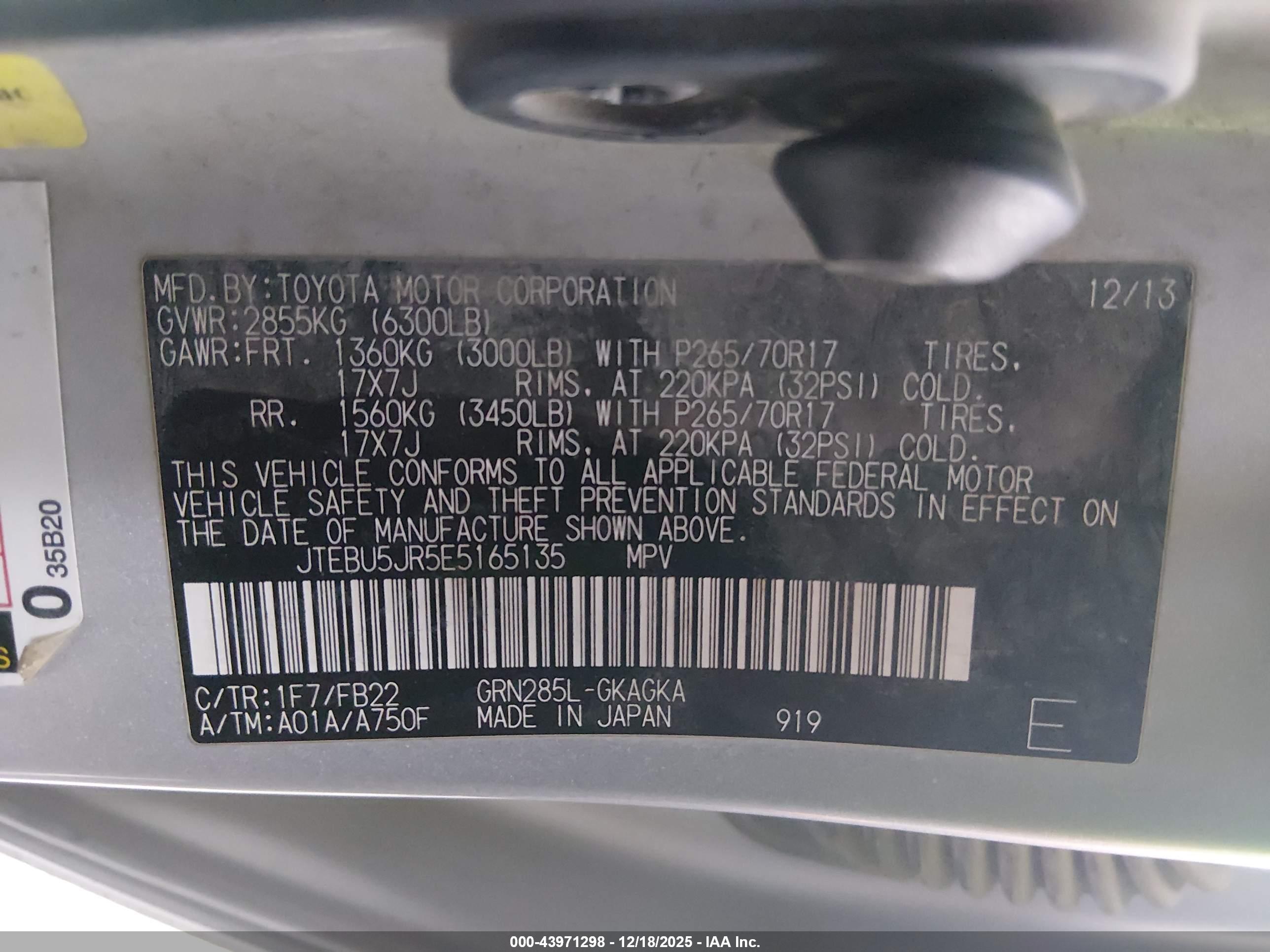 TOYOTA 4RUNNER image 9