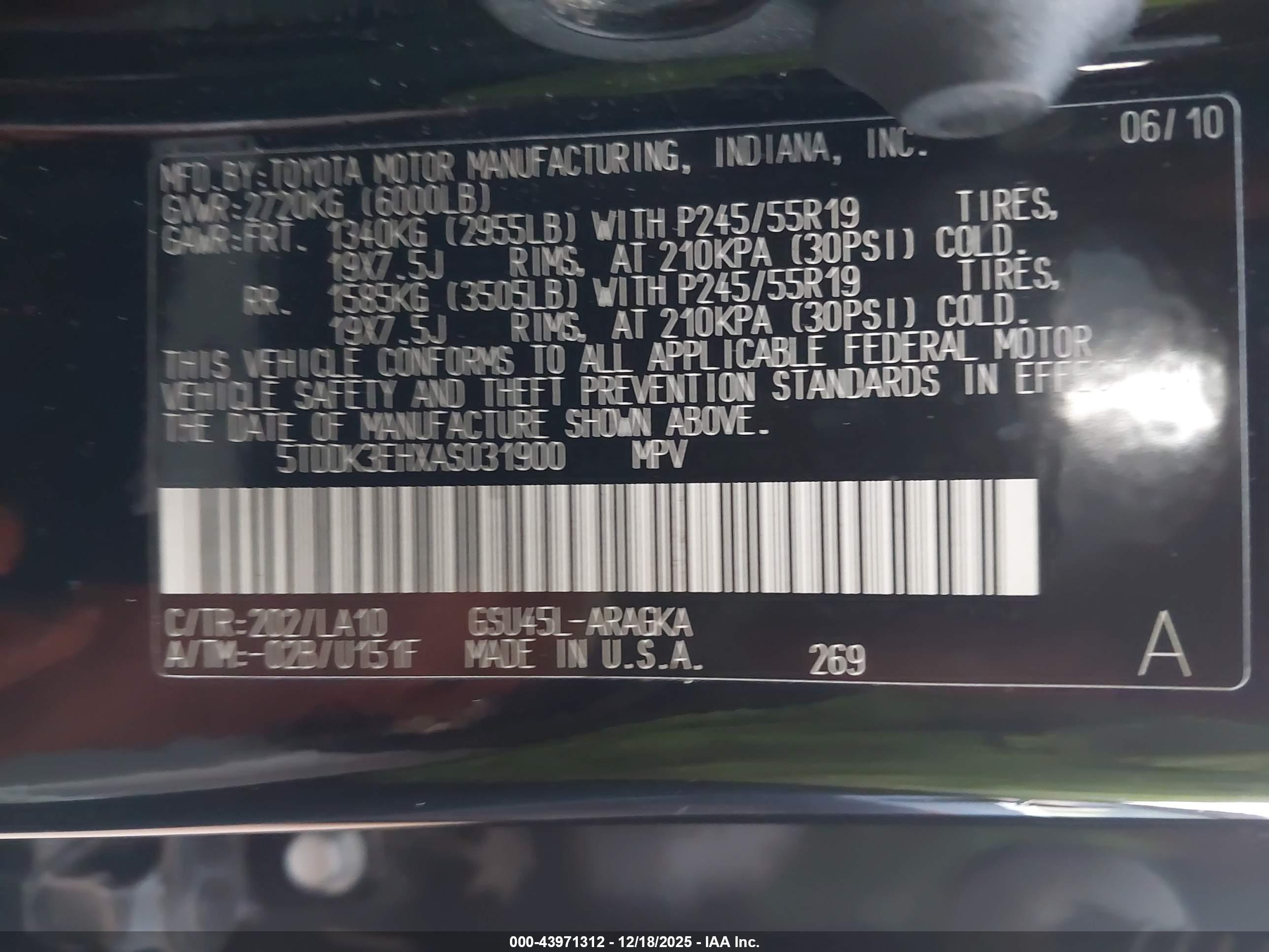 TOYOTA HIGHLANDER image 9