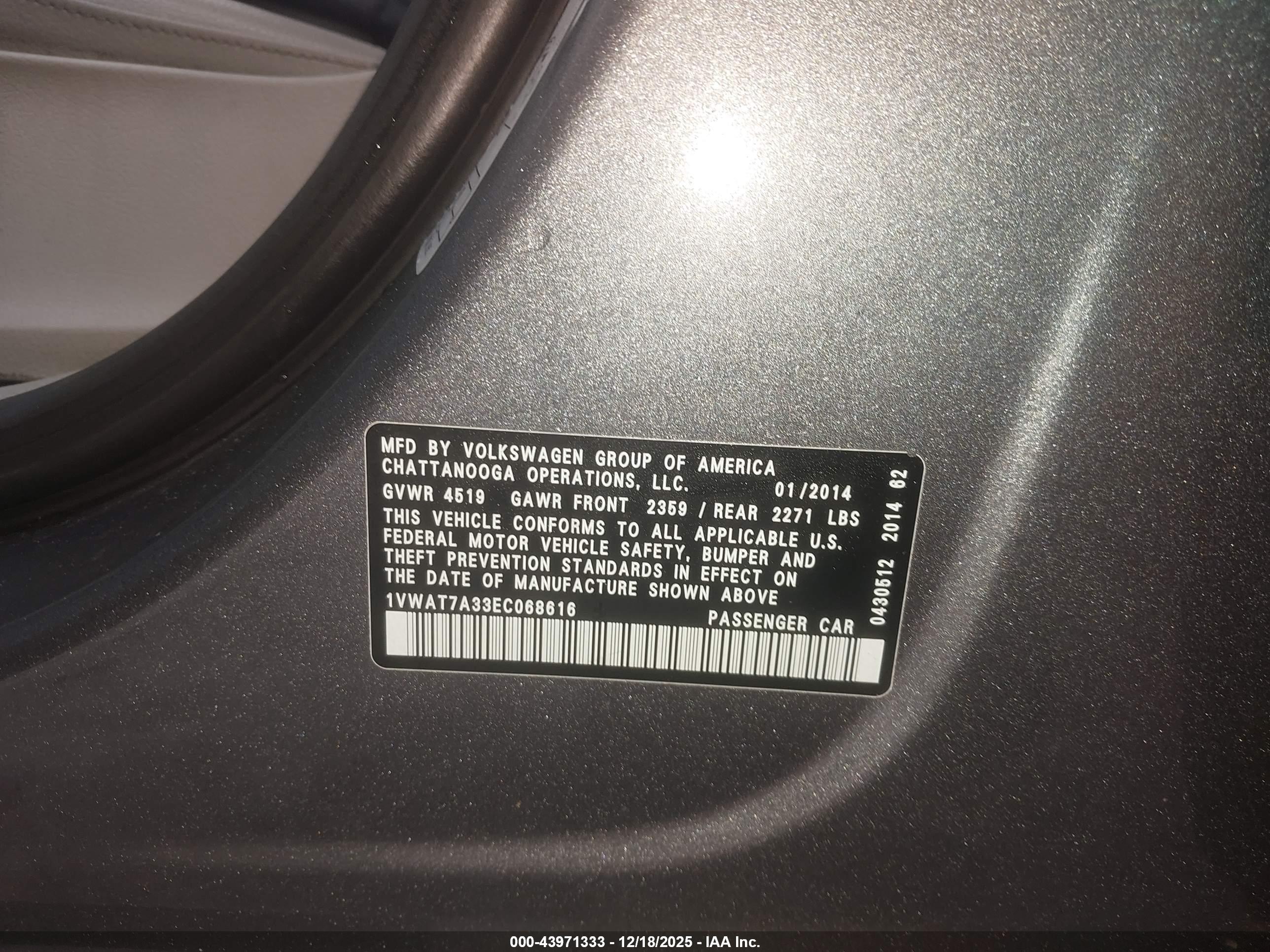 VOLKSWAGEN PASSAT image 9