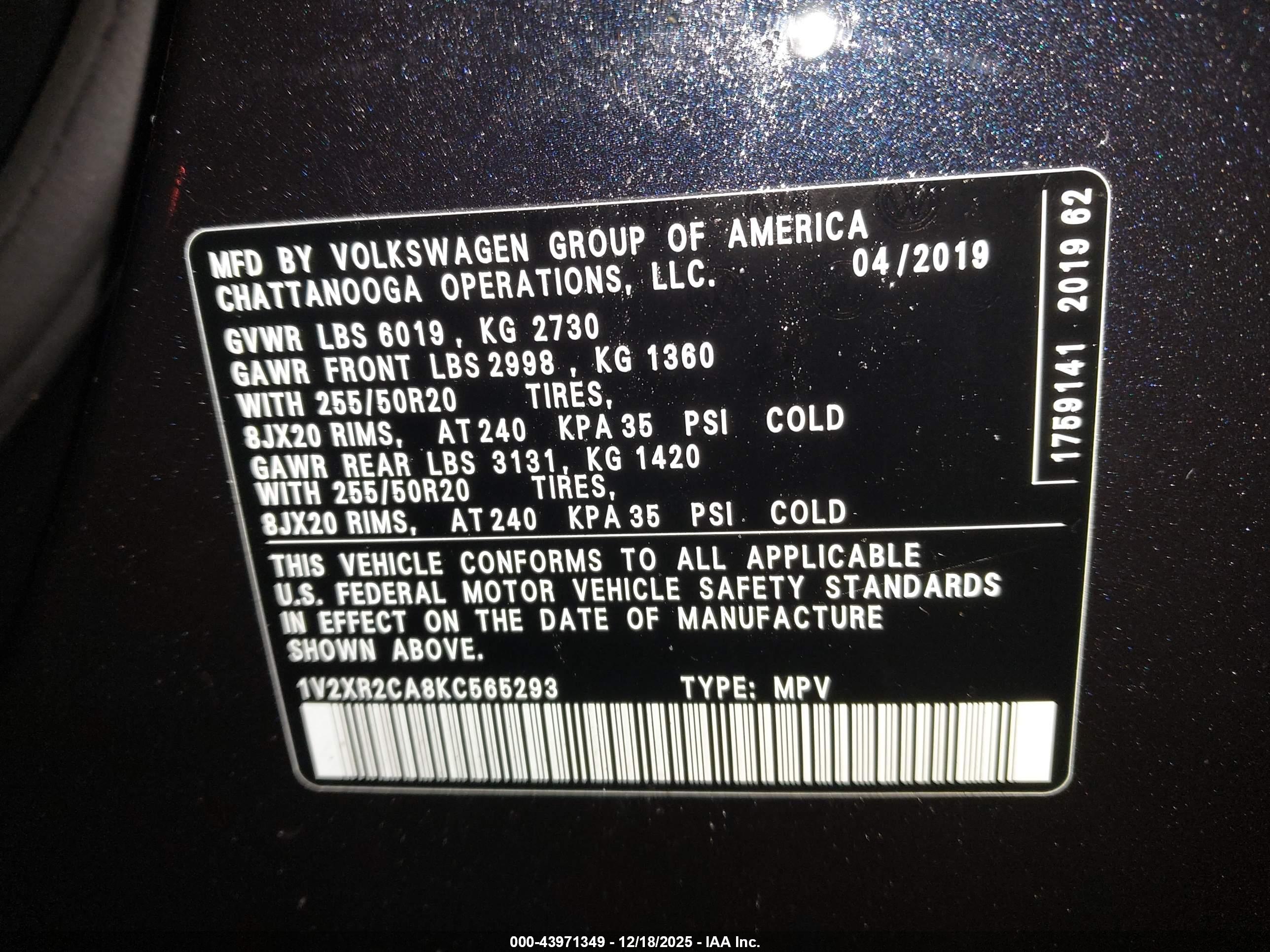 VOLKSWAGEN ATLAS image 9