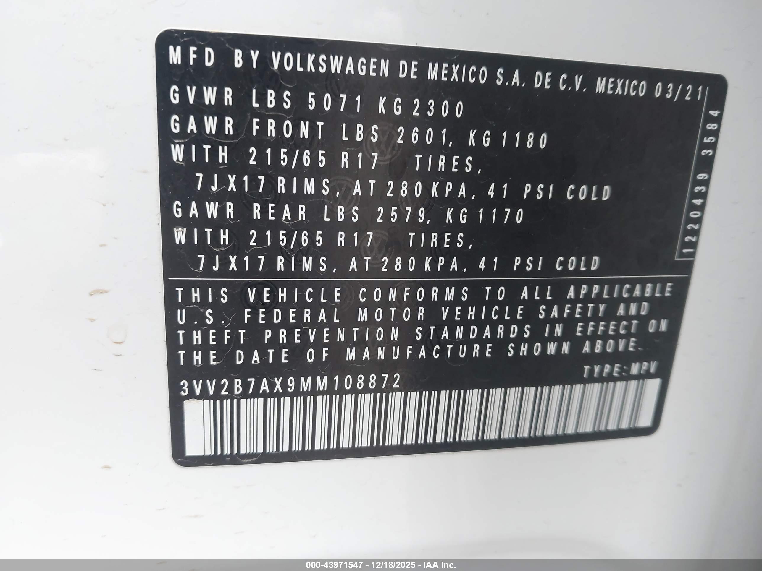VOLKSWAGEN TIGUAN image 9