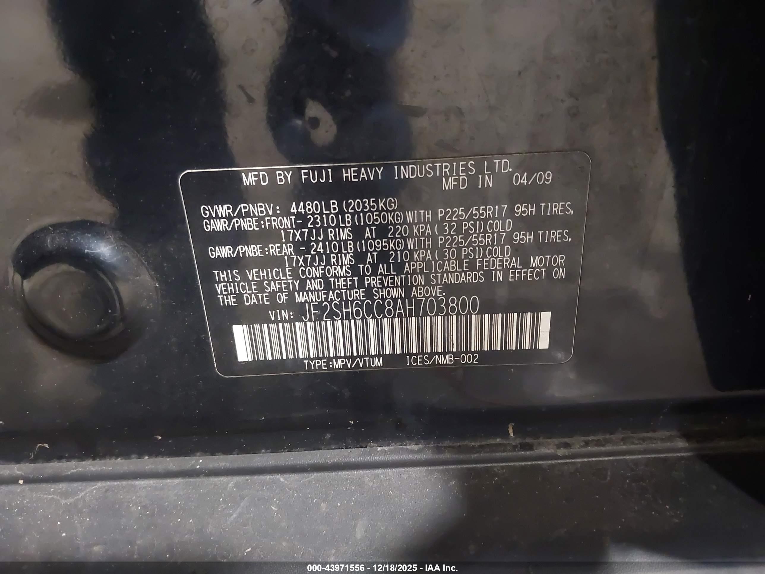 SUBARU FORESTER image 9