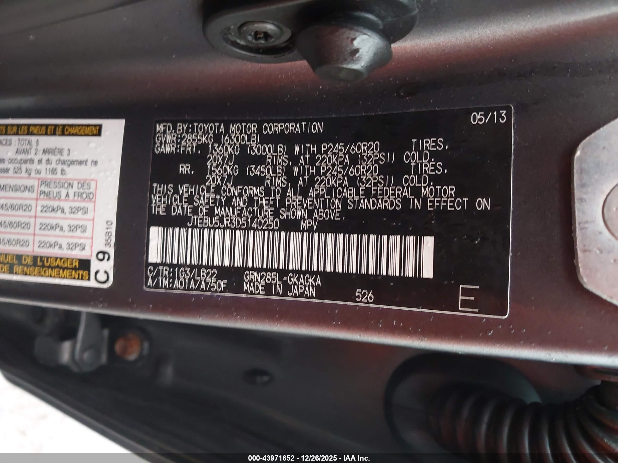 TOYOTA 4RUNNER image 9
