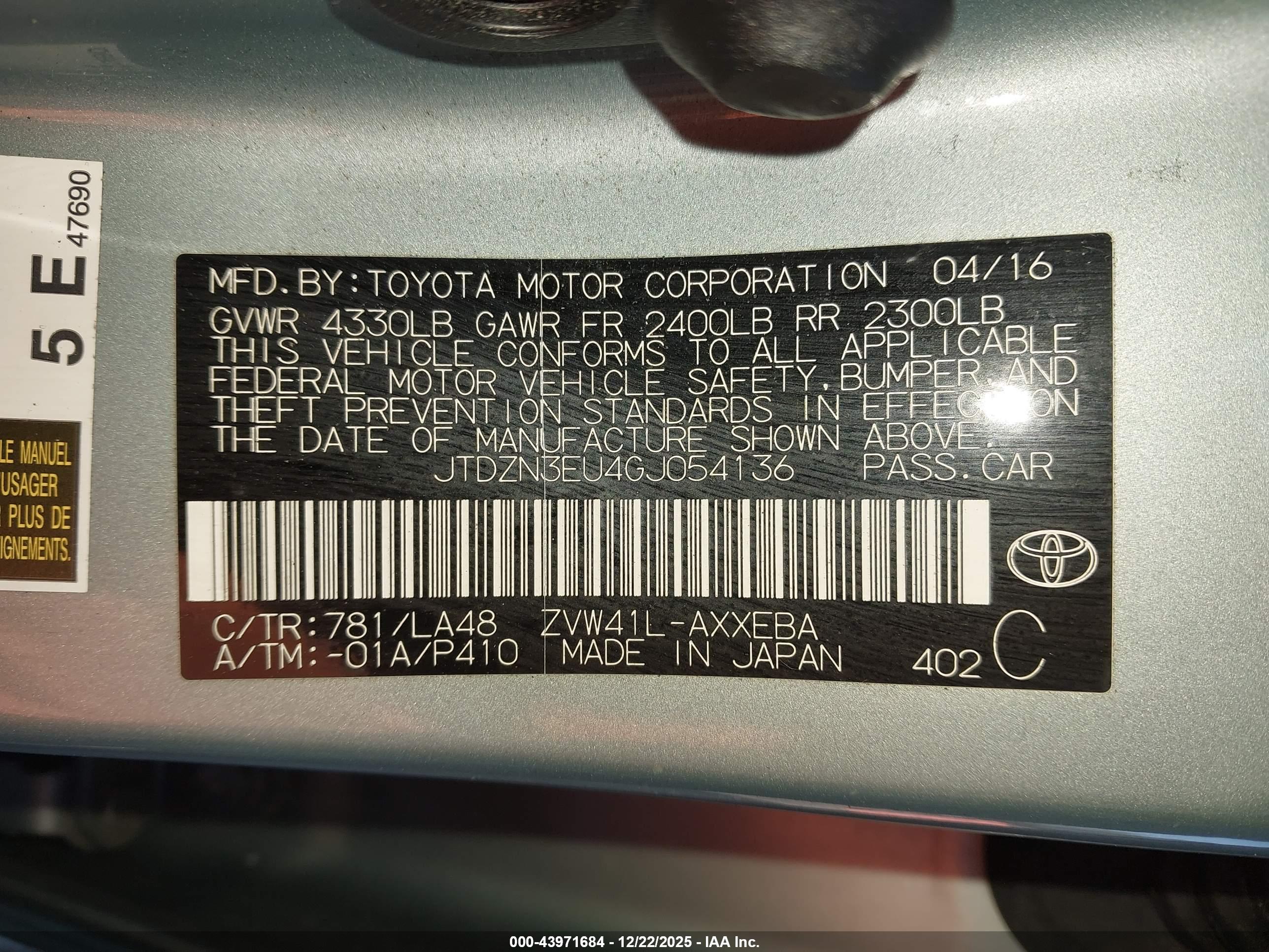 TOYOTA PRIUS image 9