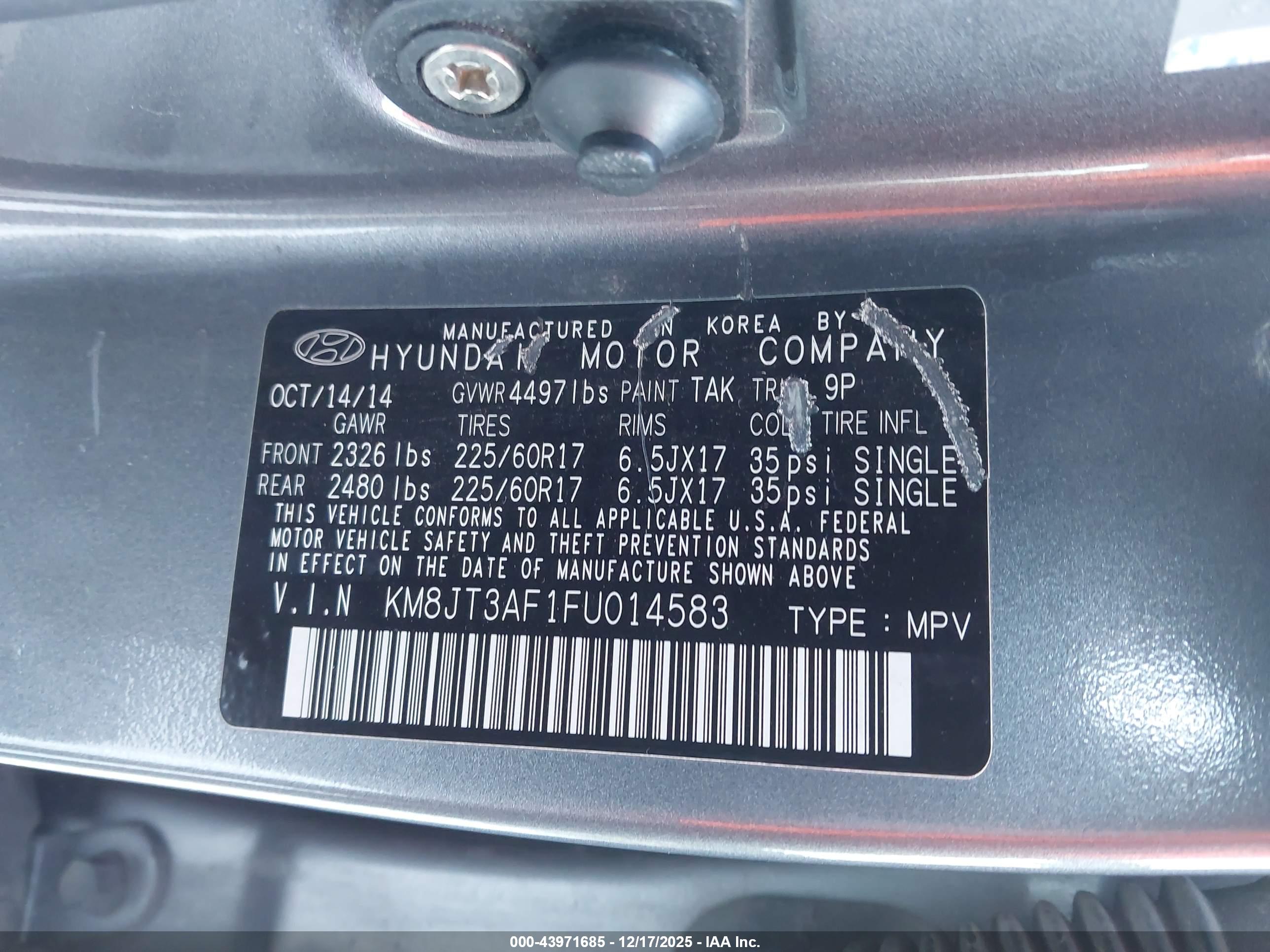 HYUNDAI TUCSON image 9