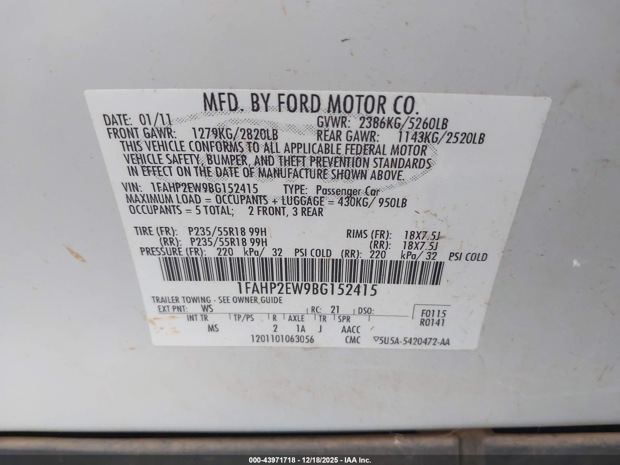 FORD TAURUS image 9