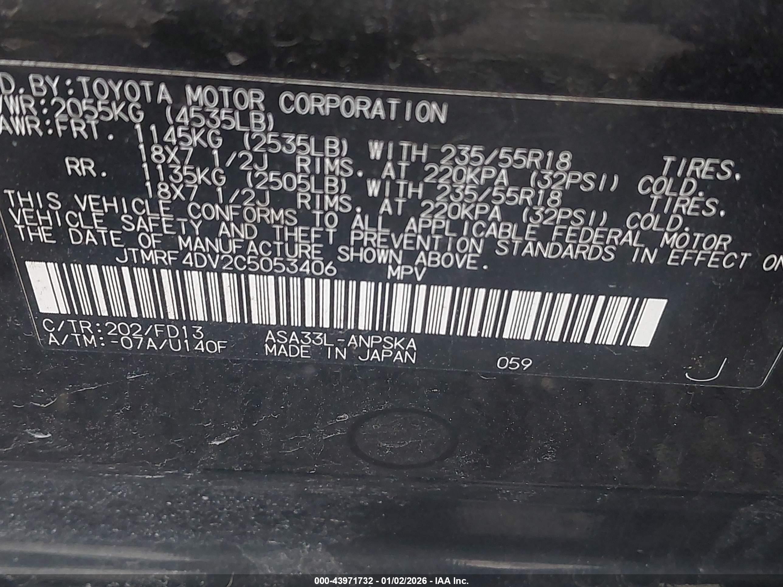 TOYOTA RAV4 image 9