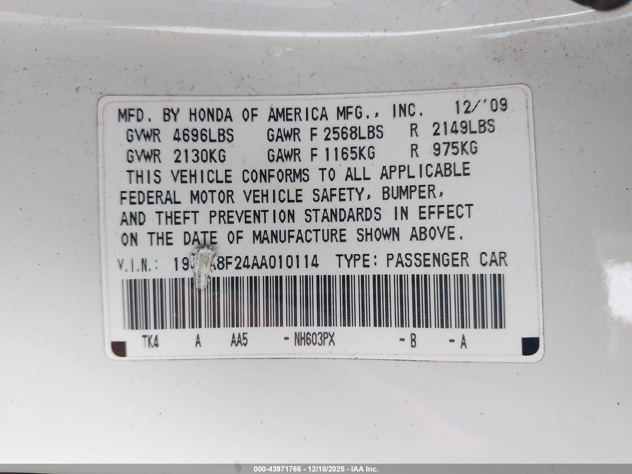 ACURA TL image 9