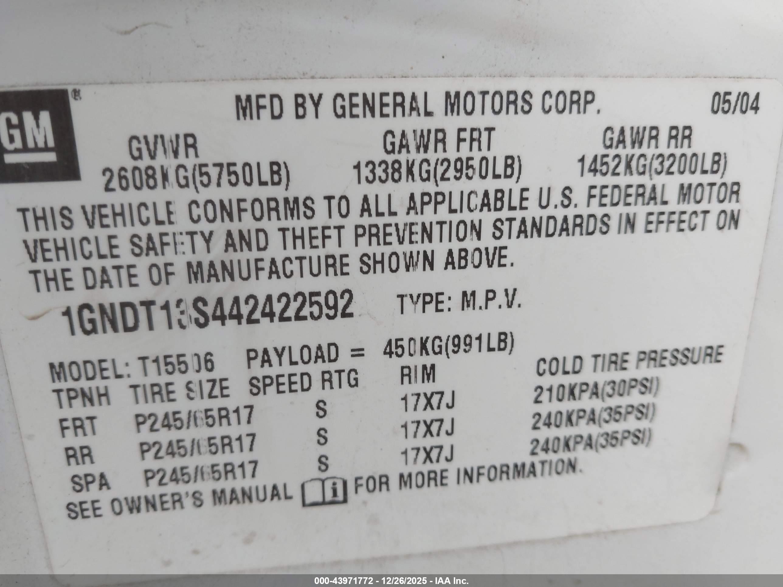 CHEVROLET TRAILBLAZER image 9