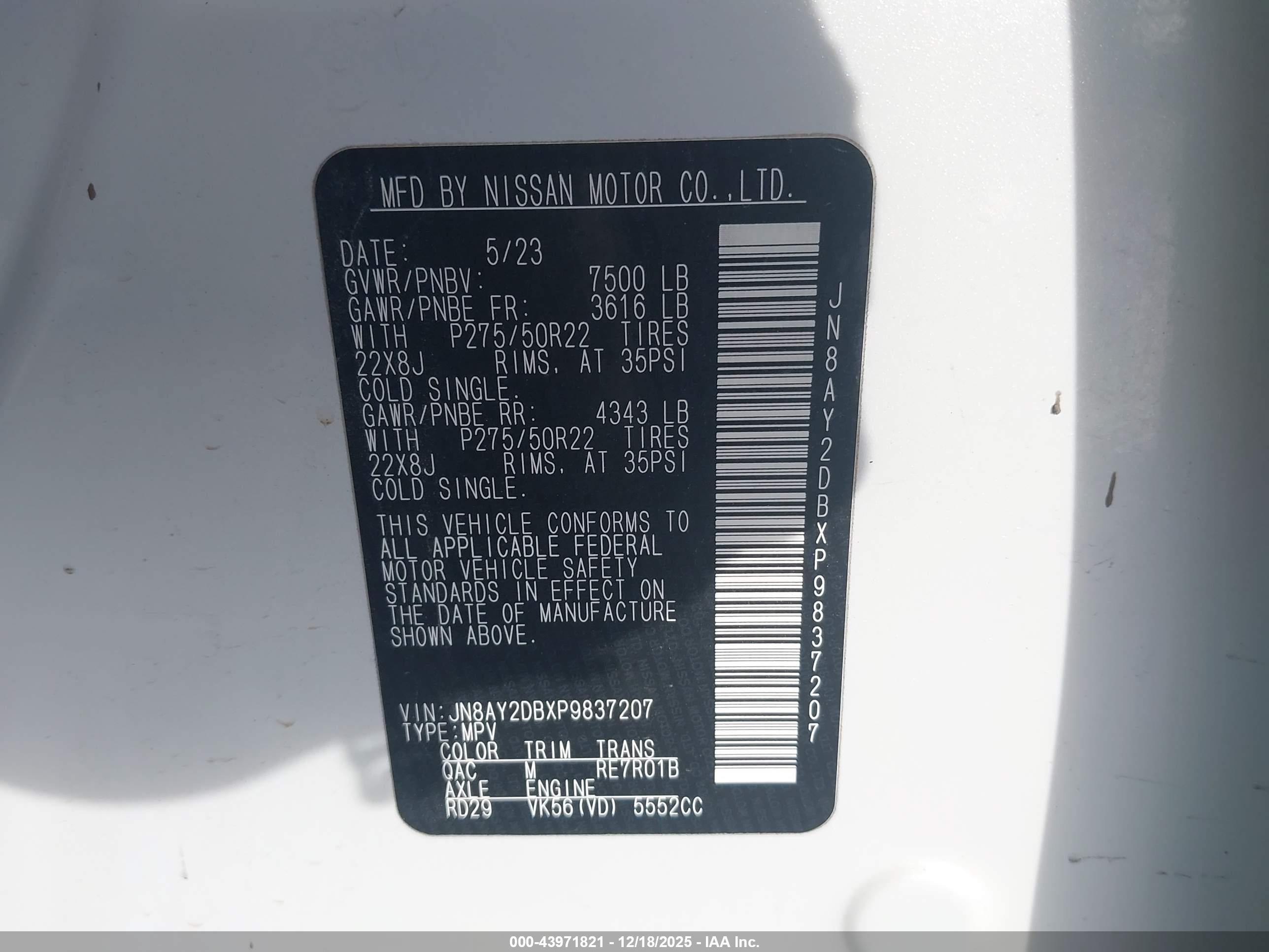 NISSAN ARMADA image 9