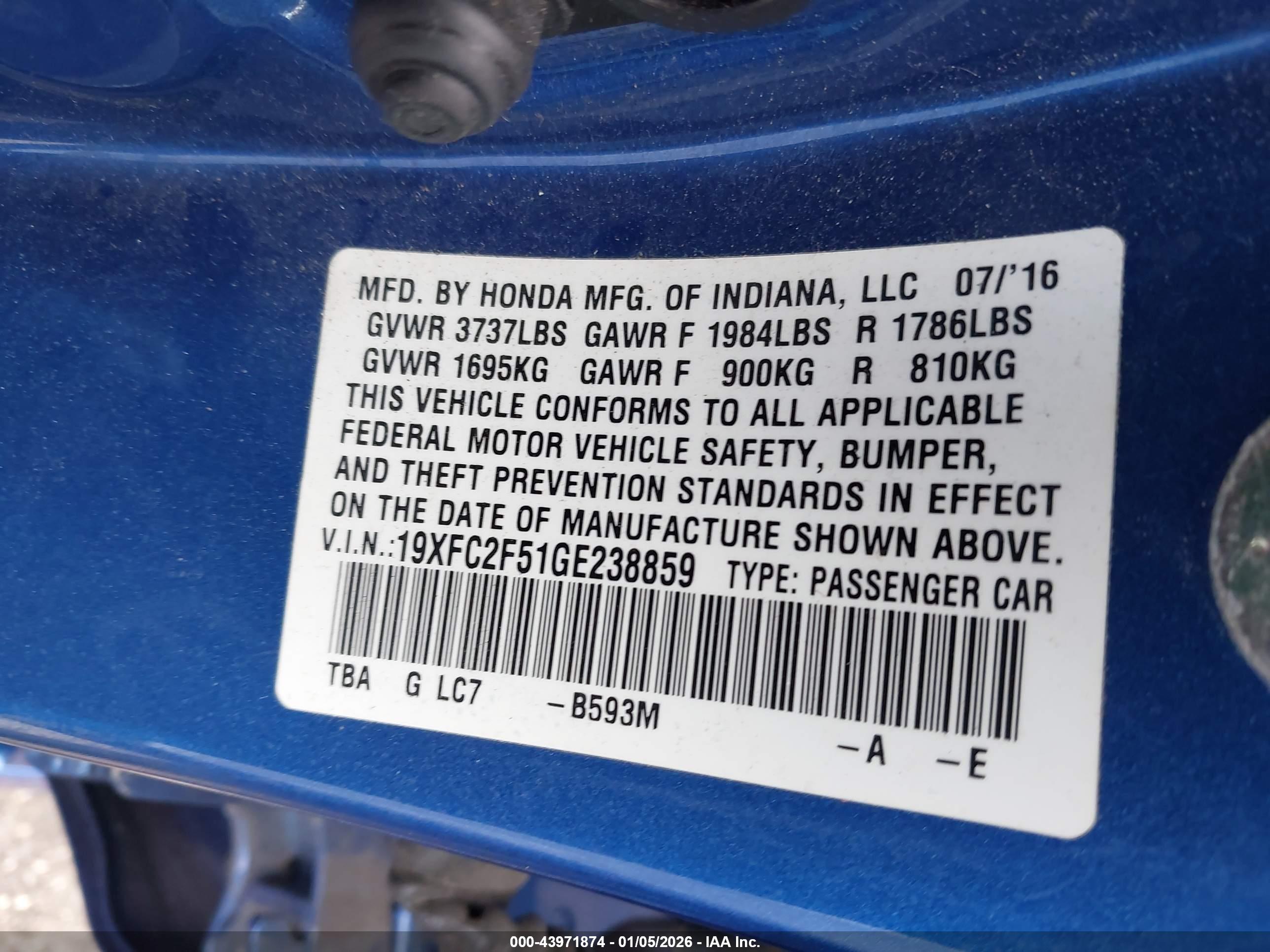 HONDA CIVIC image 9