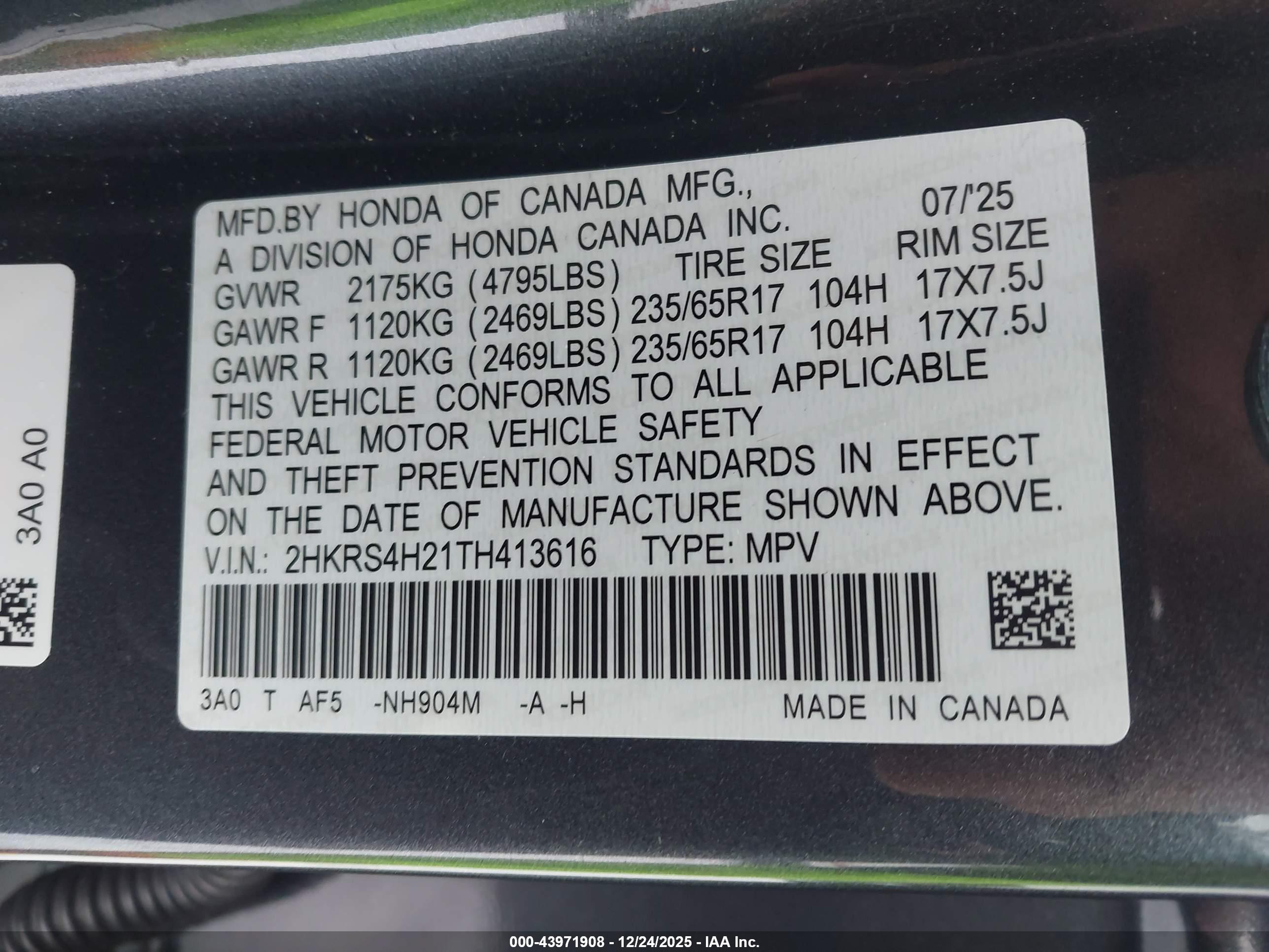 HONDA CR-V image 9