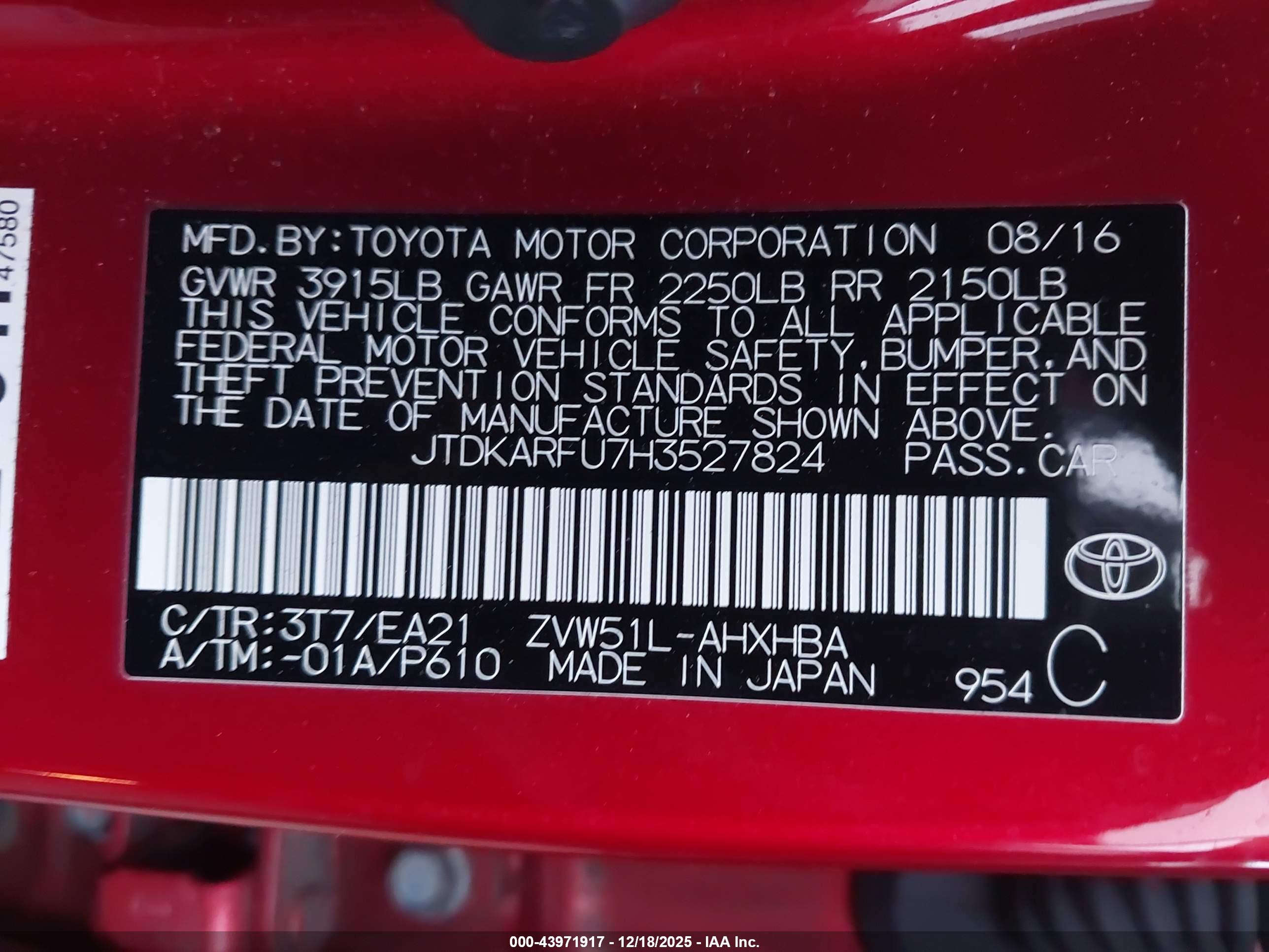 TOYOTA PRIUS image 9