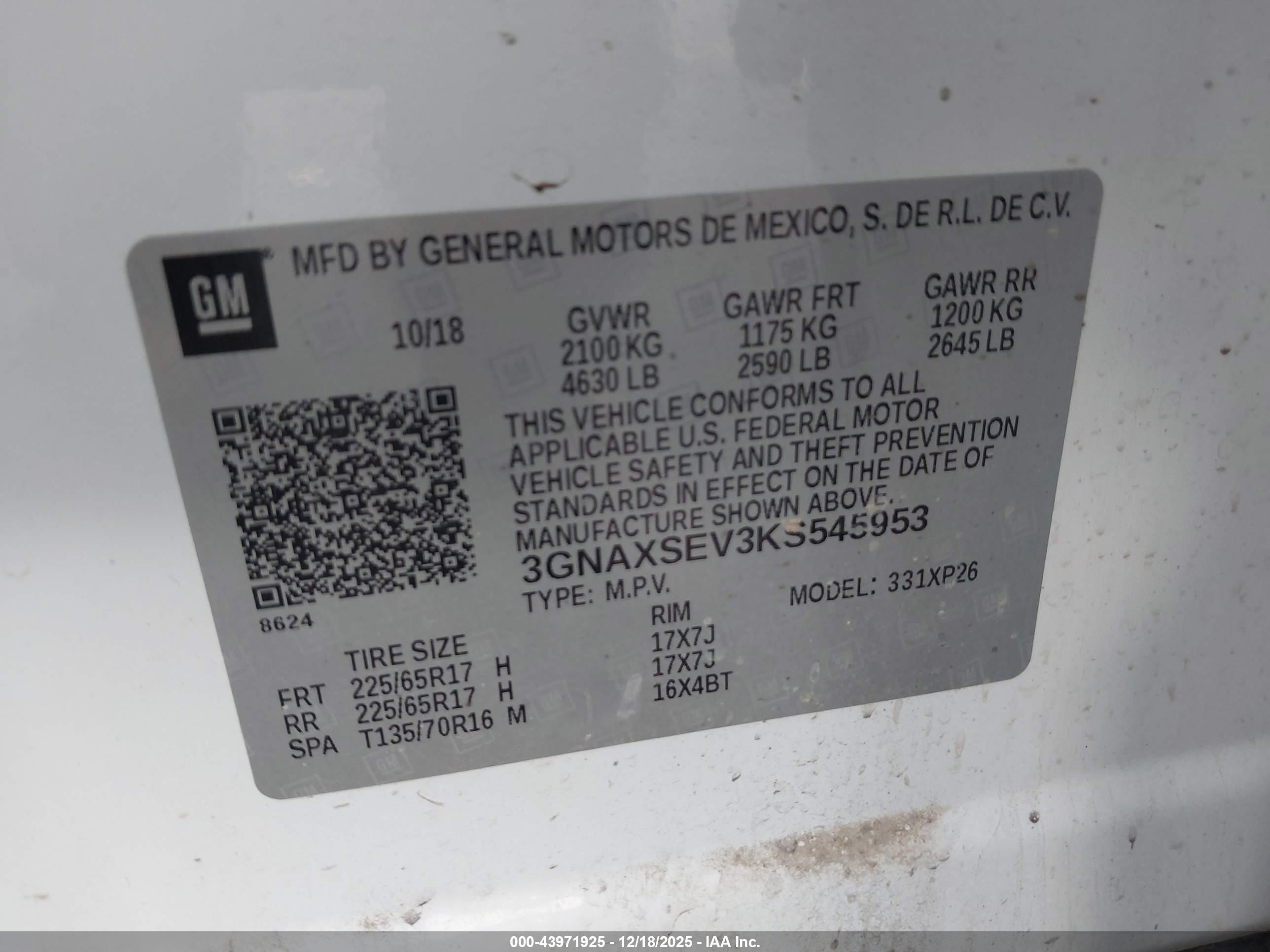 CHEVROLET EQUINOX image 9