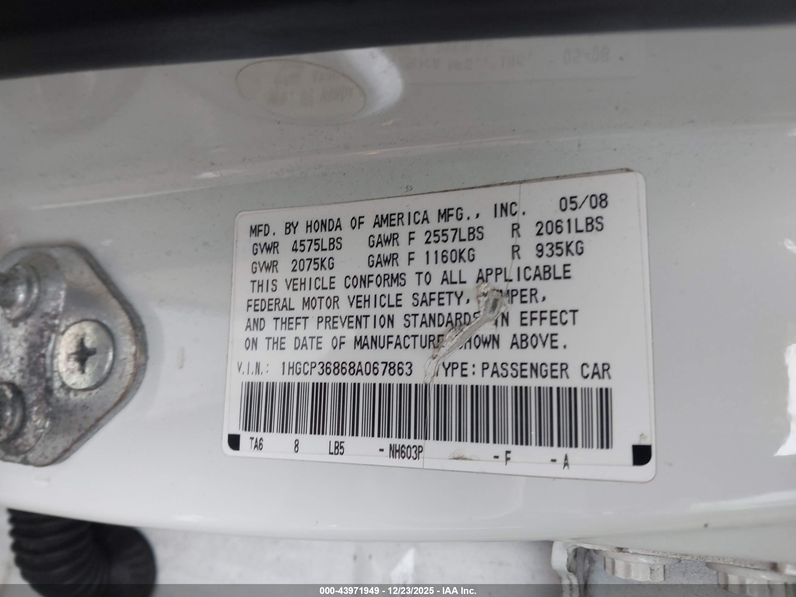 HONDA ACCORD image 9