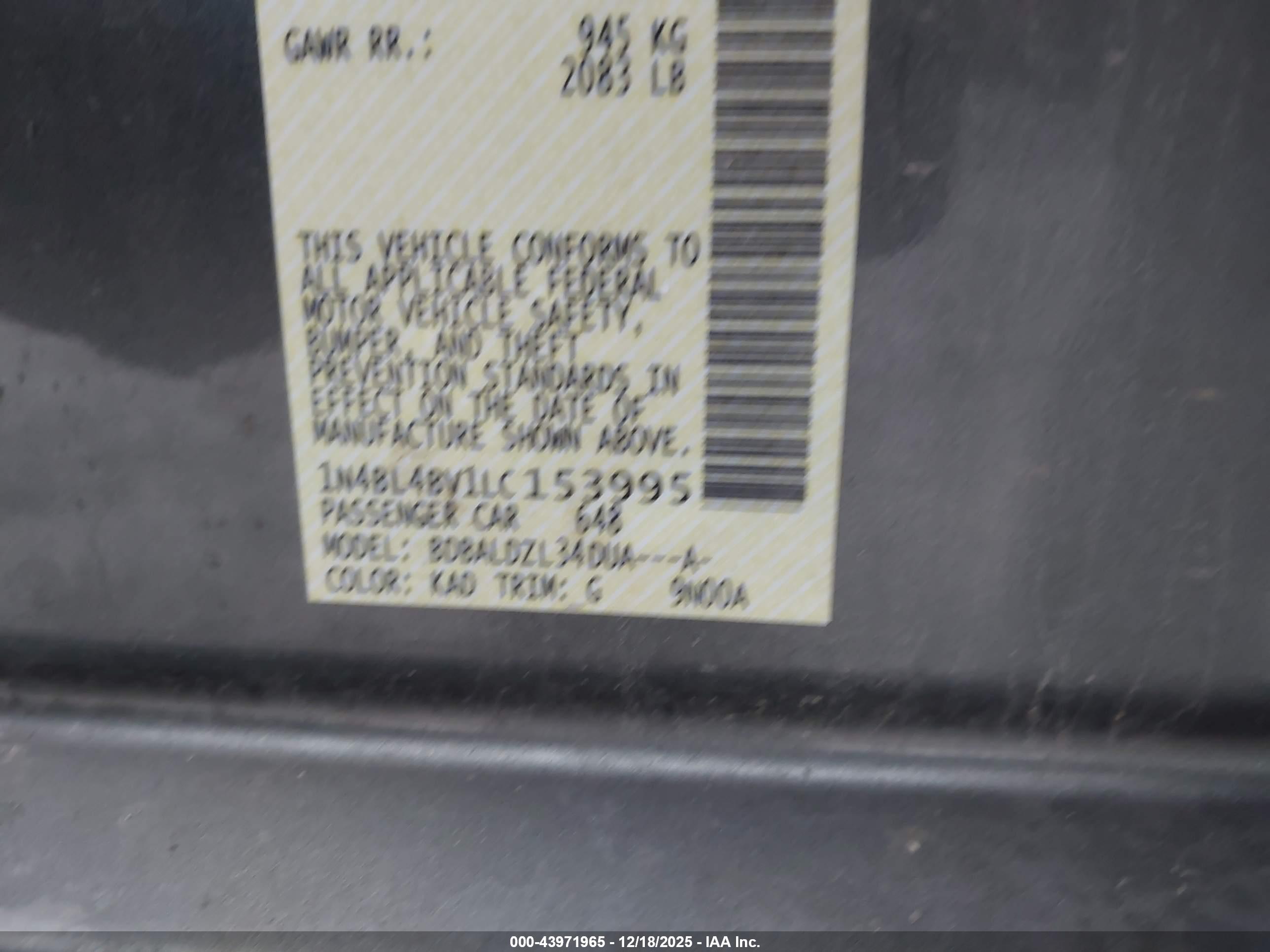 NISSAN ALTIMA image 9