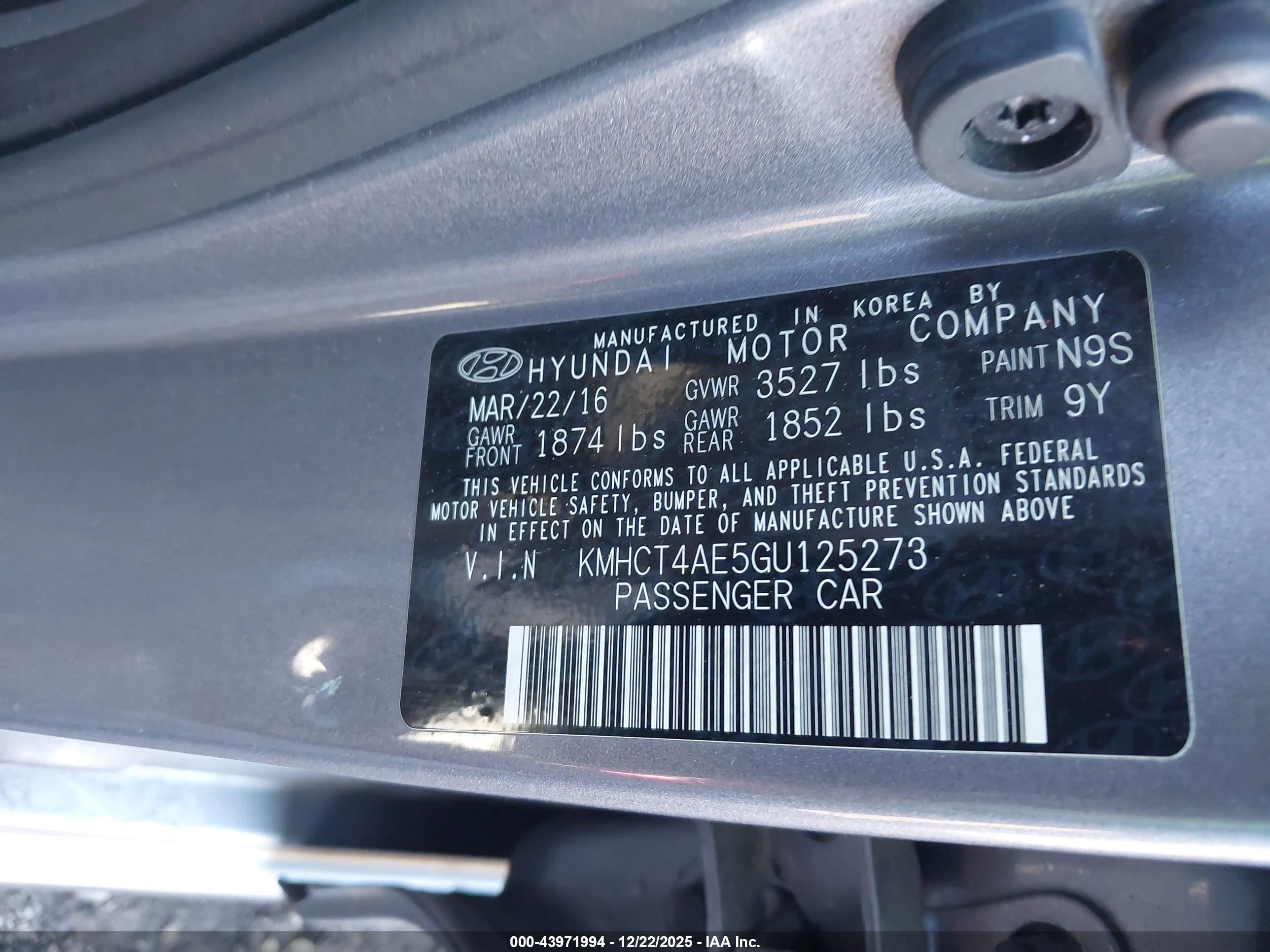 HYUNDAI ACCENT image 9
