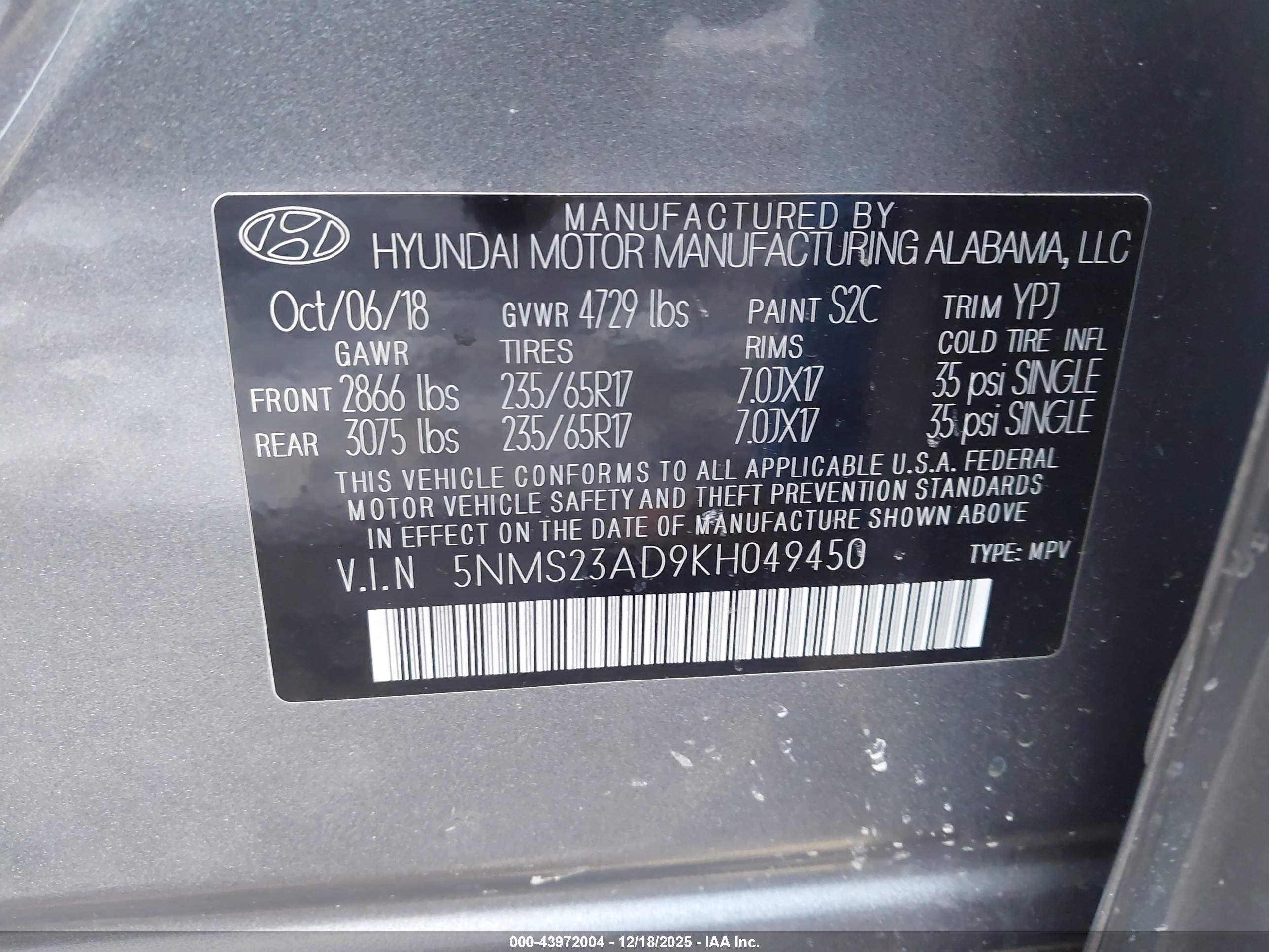 HYUNDAI SANTA image 9