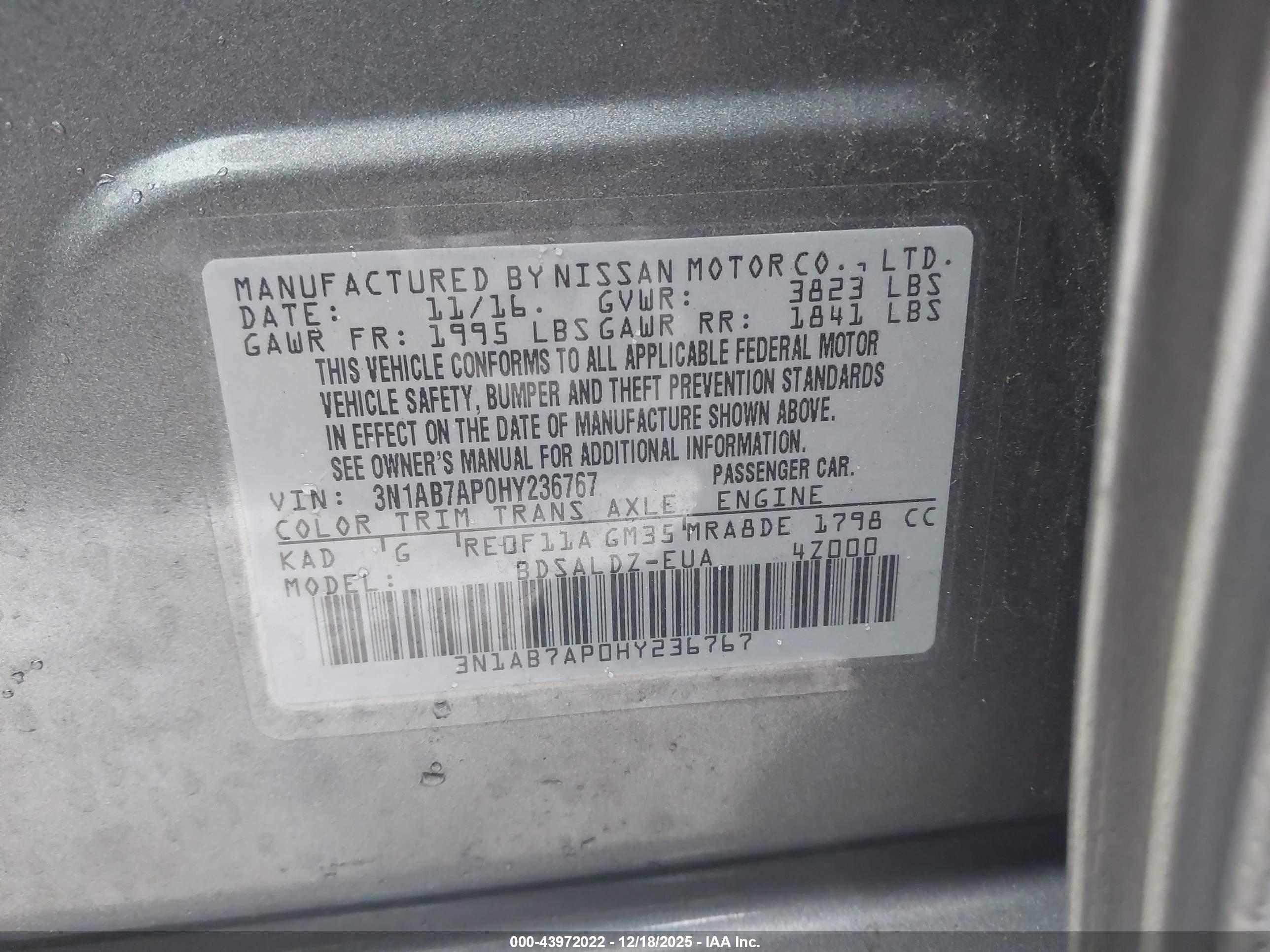 NISSAN SENTRA image 9