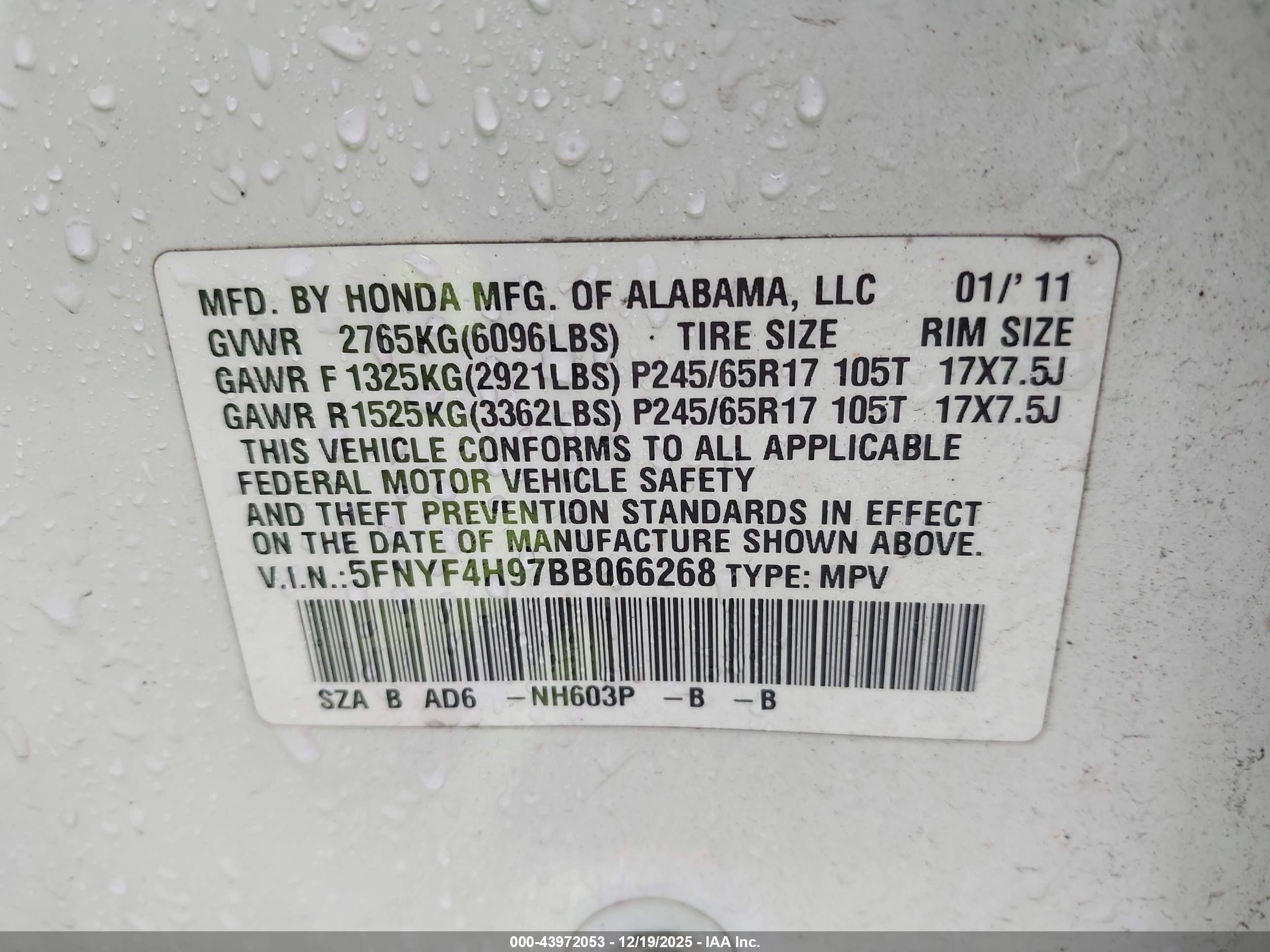 HONDA PILOT image 9