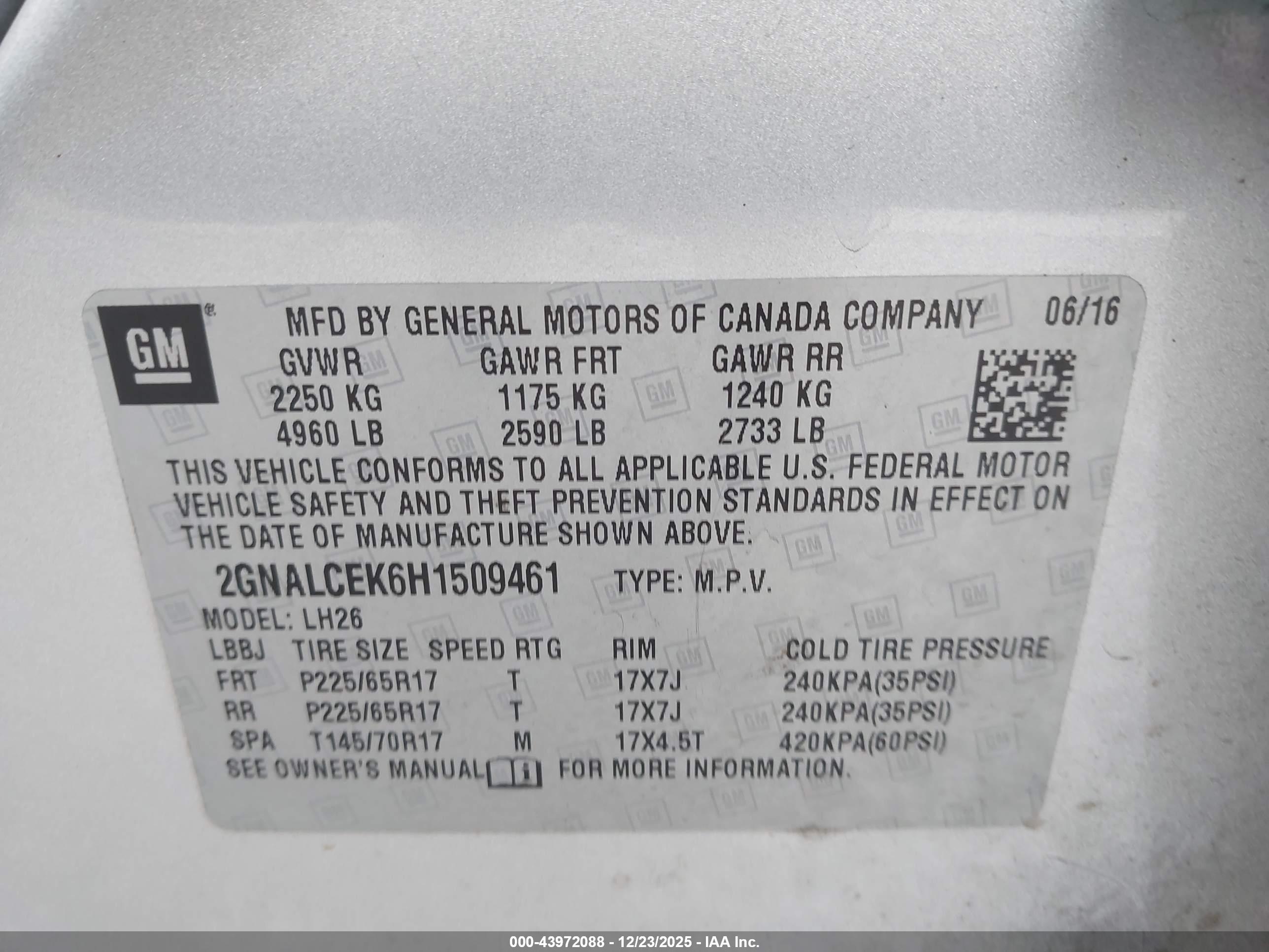 CHEVROLET EQUINOX image 9