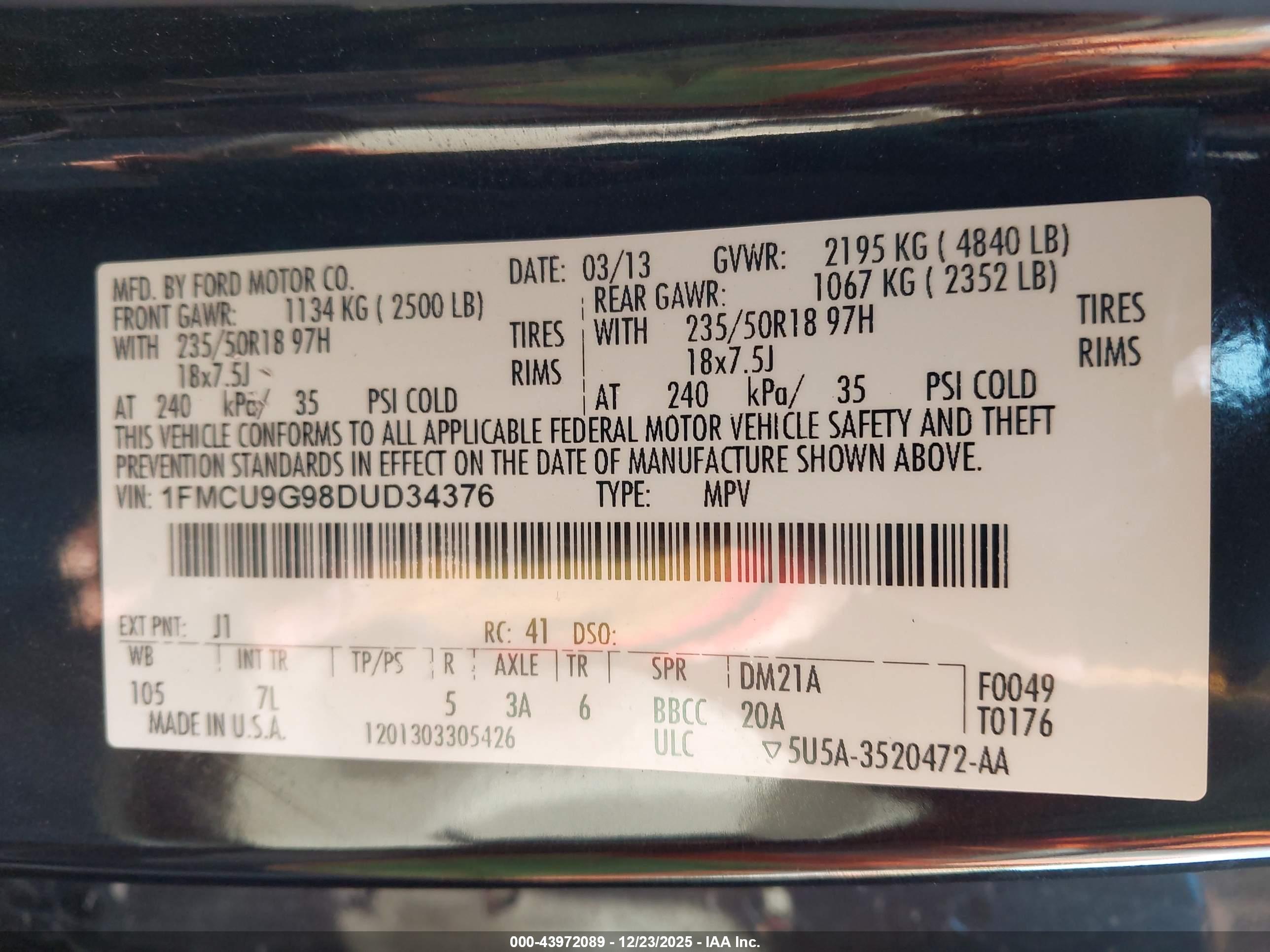 FORD ESCAPE image 9