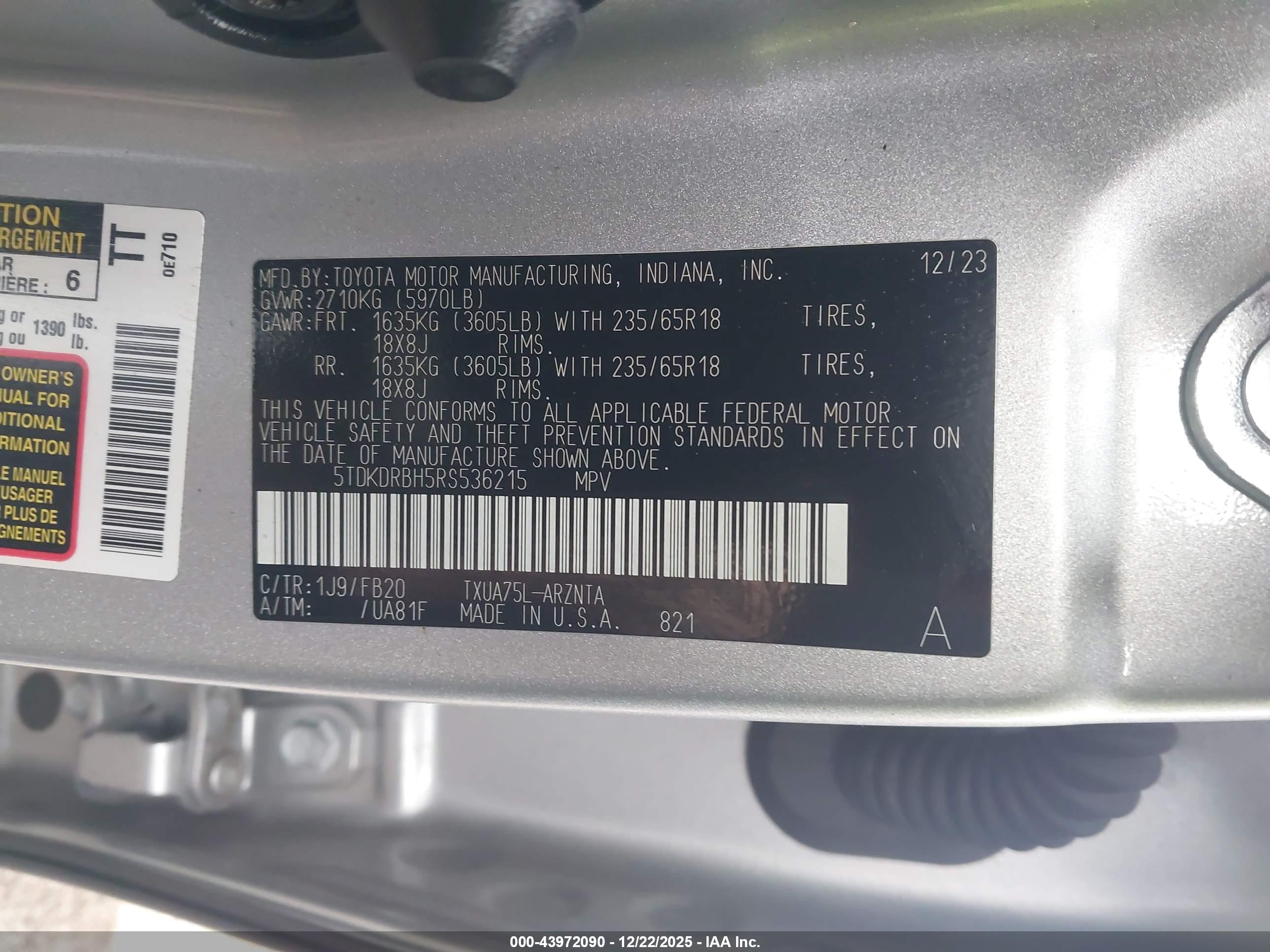 TOYOTA HIGHLANDER image 9