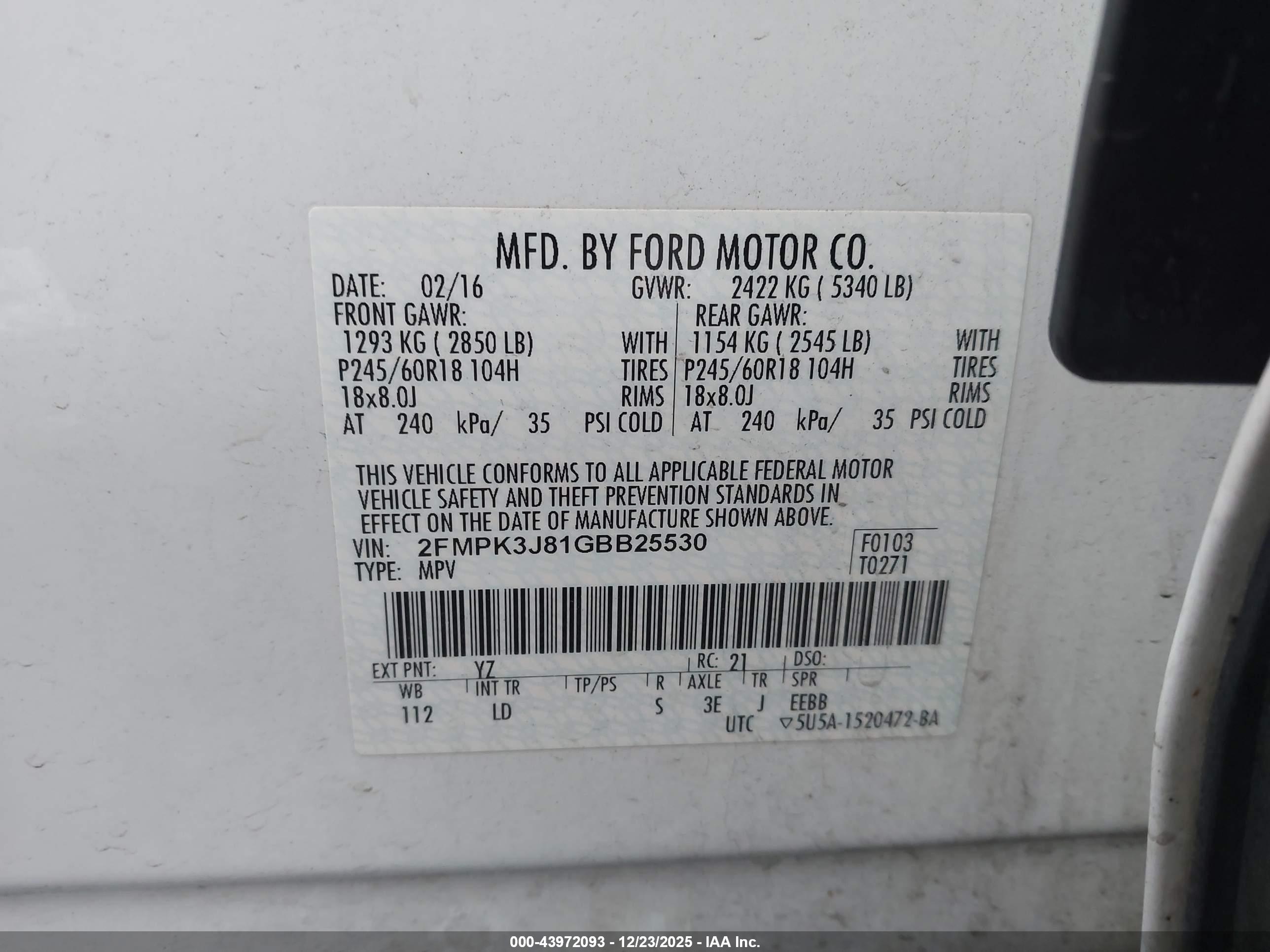 FORD EDGE image 9