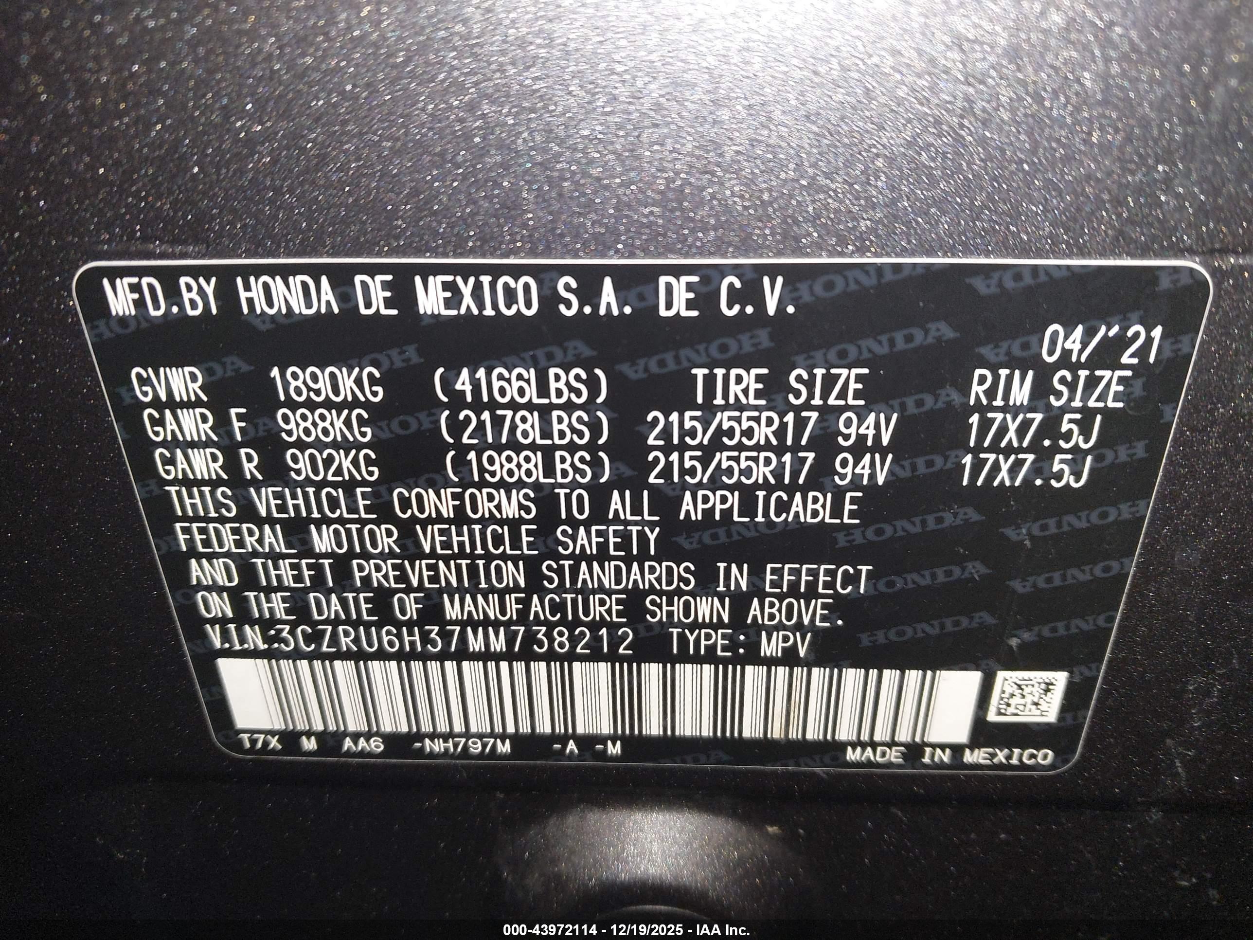 HONDA HR-V image 9