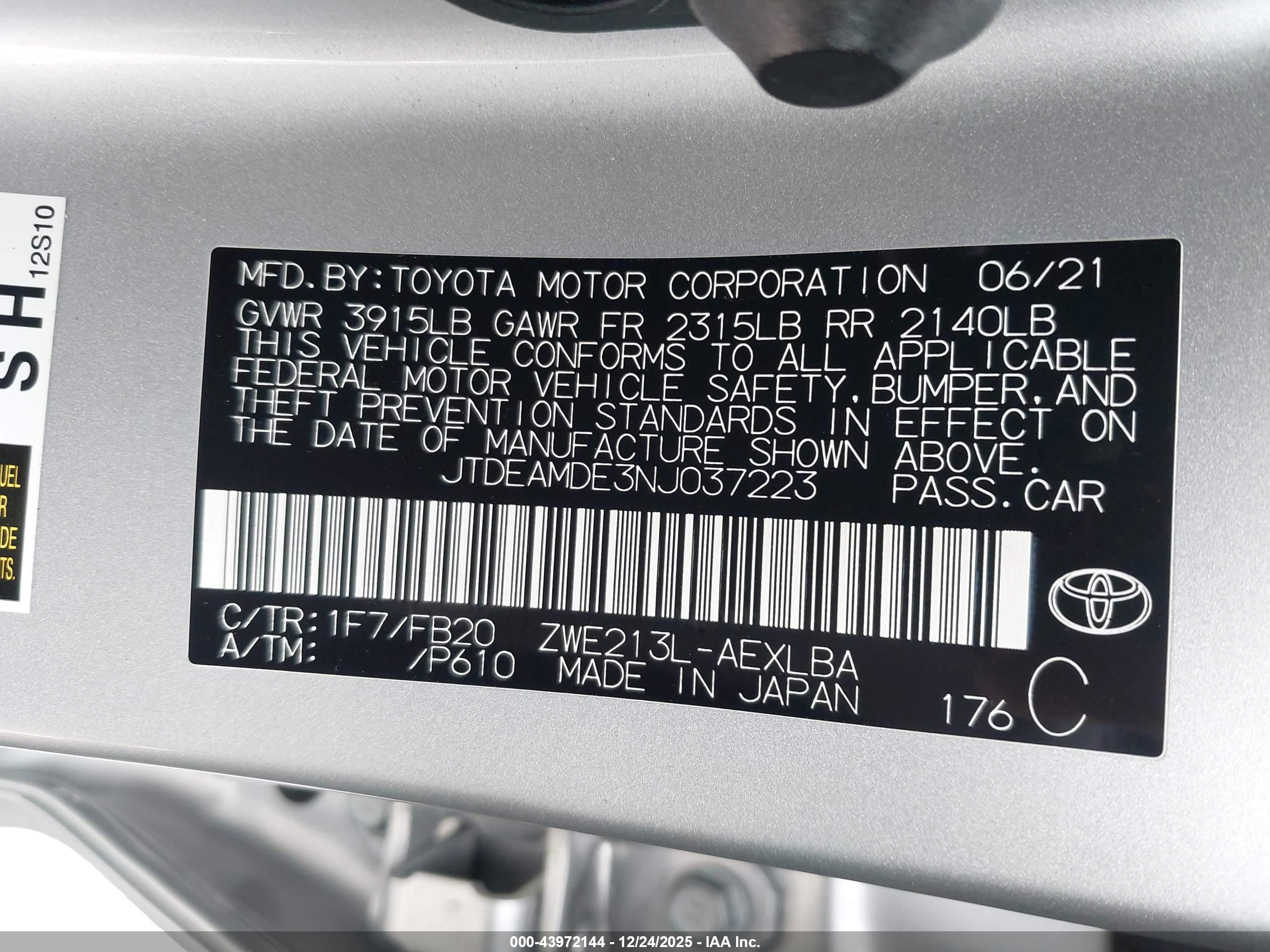 TOYOTA COROLLA image 9