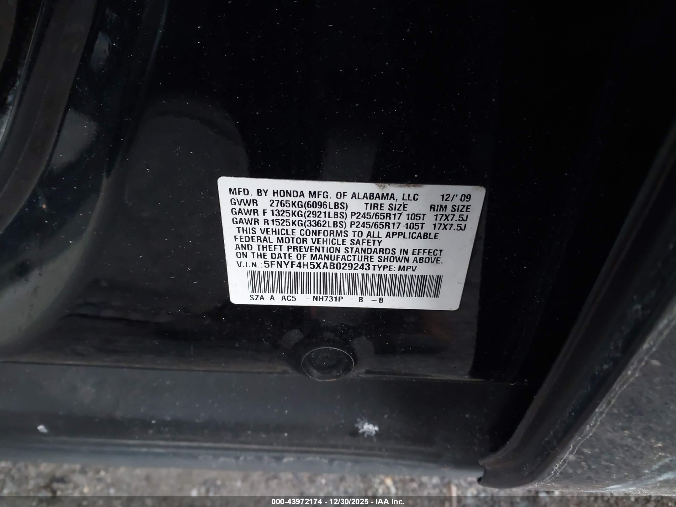 HONDA PILOT image 9