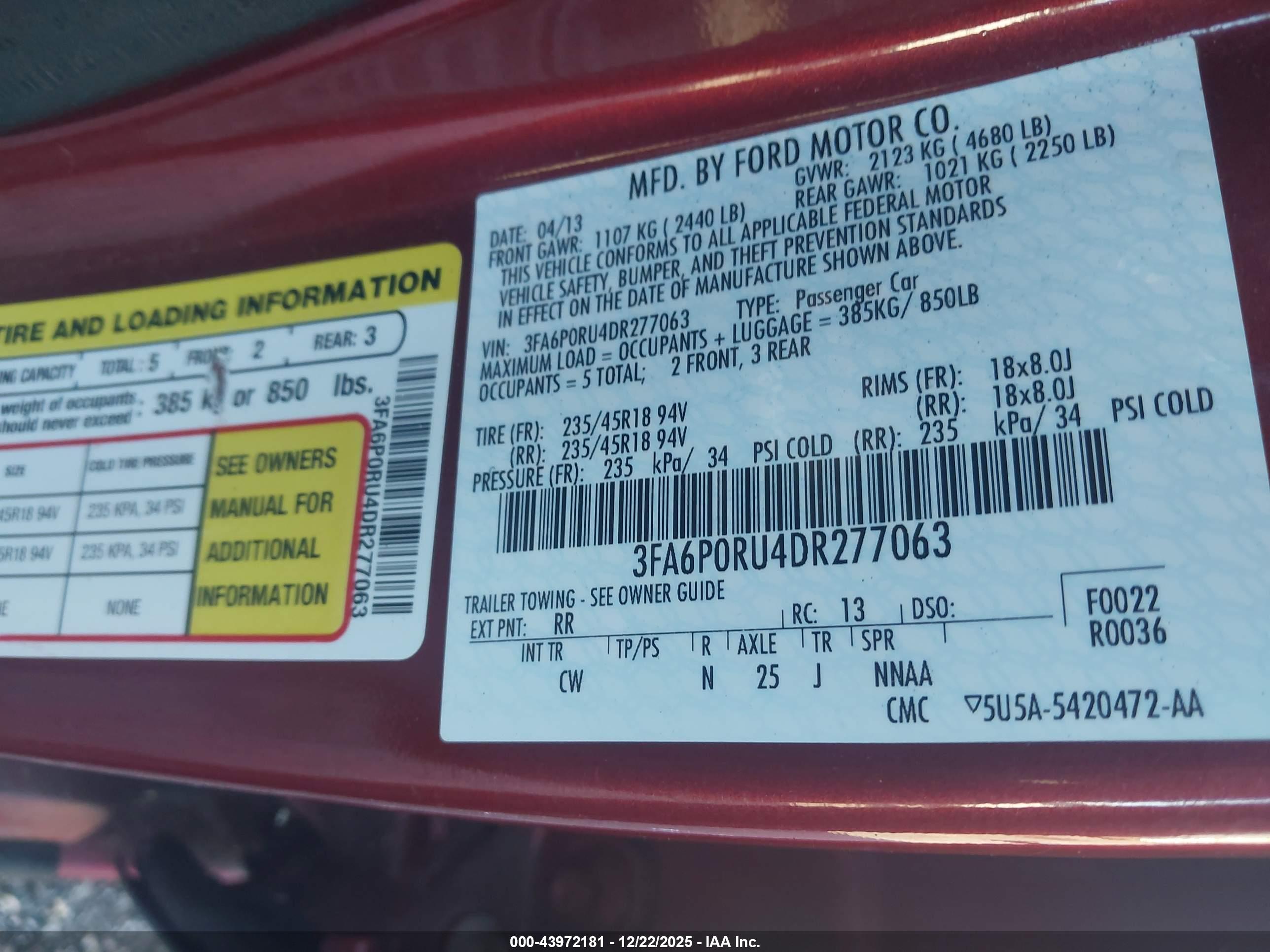 FORD FUSION image 9