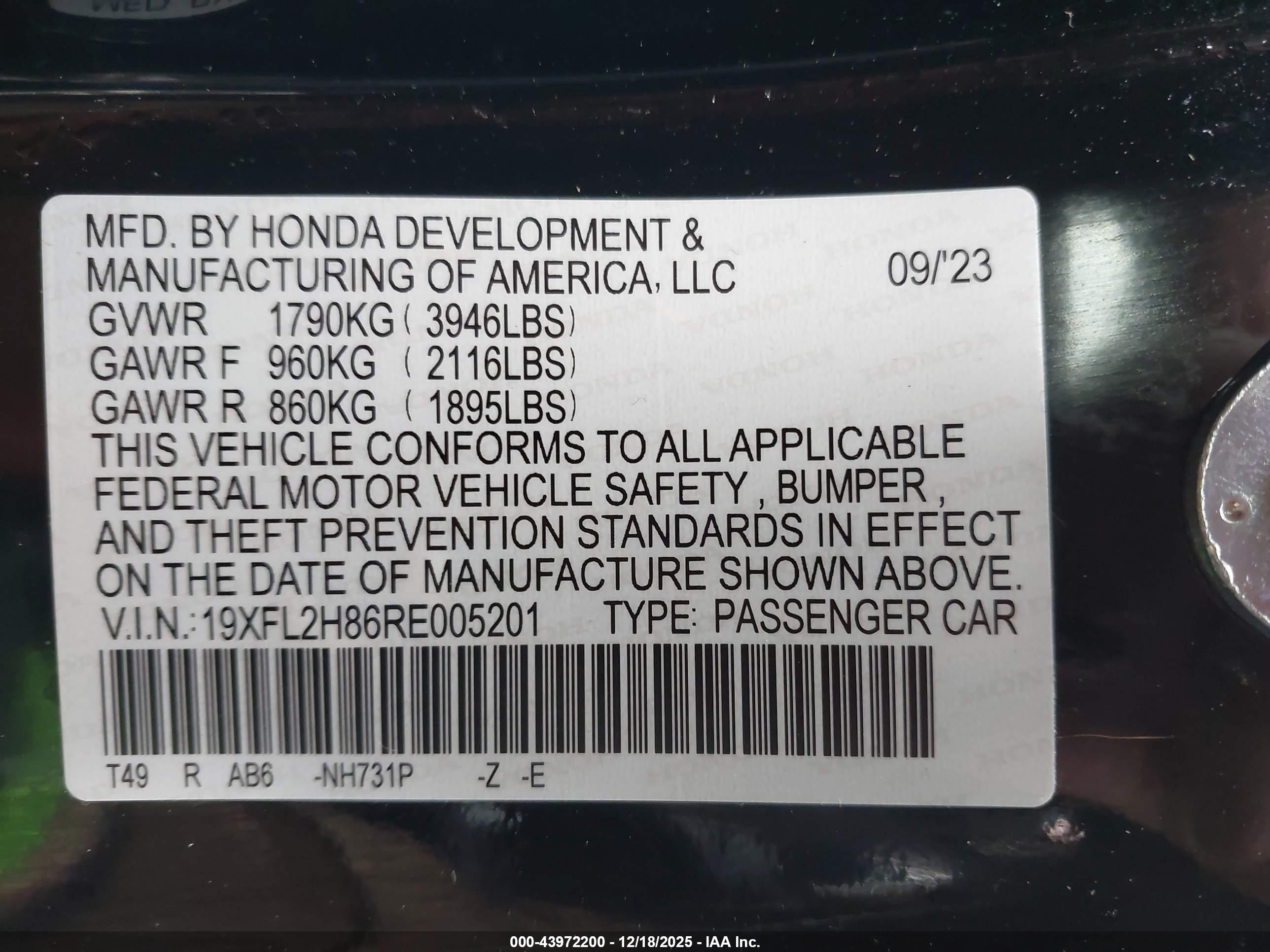 HONDA CIVIC image 9