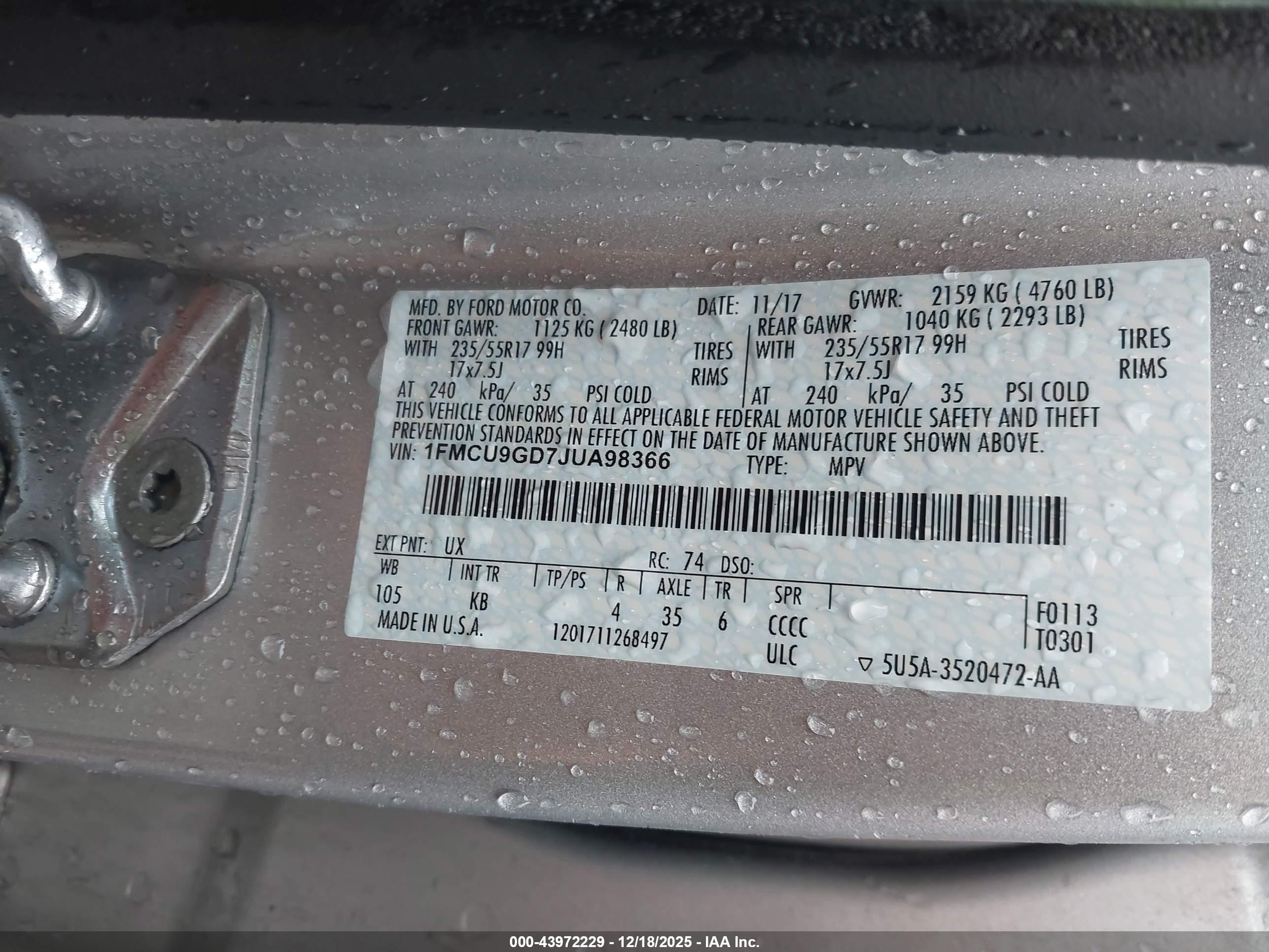 FORD ESCAPE image 9