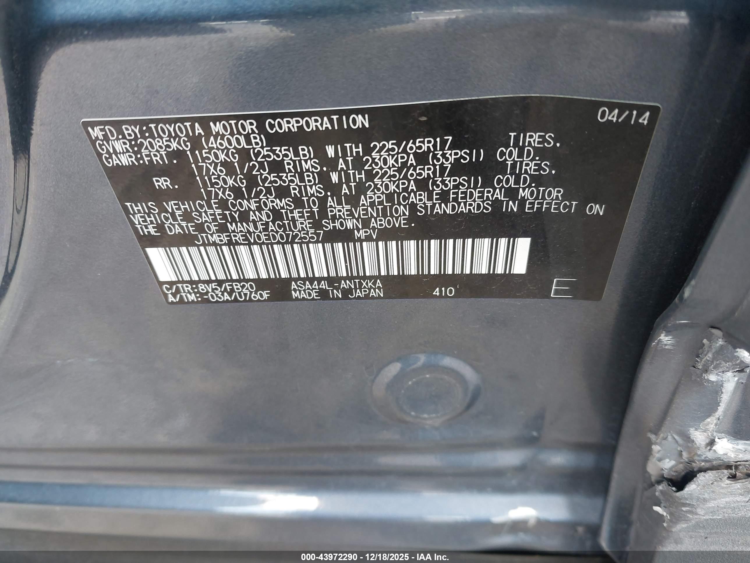 TOYOTA RAV4 image 9