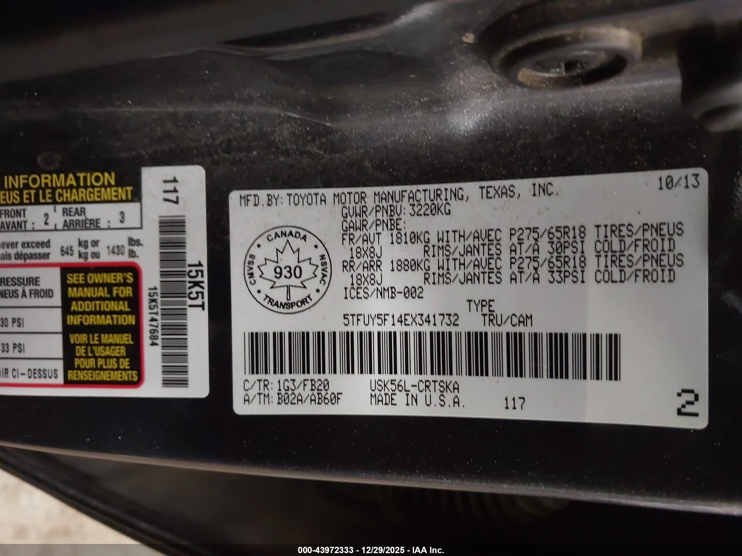 TOYOTA TUNDRA image 9