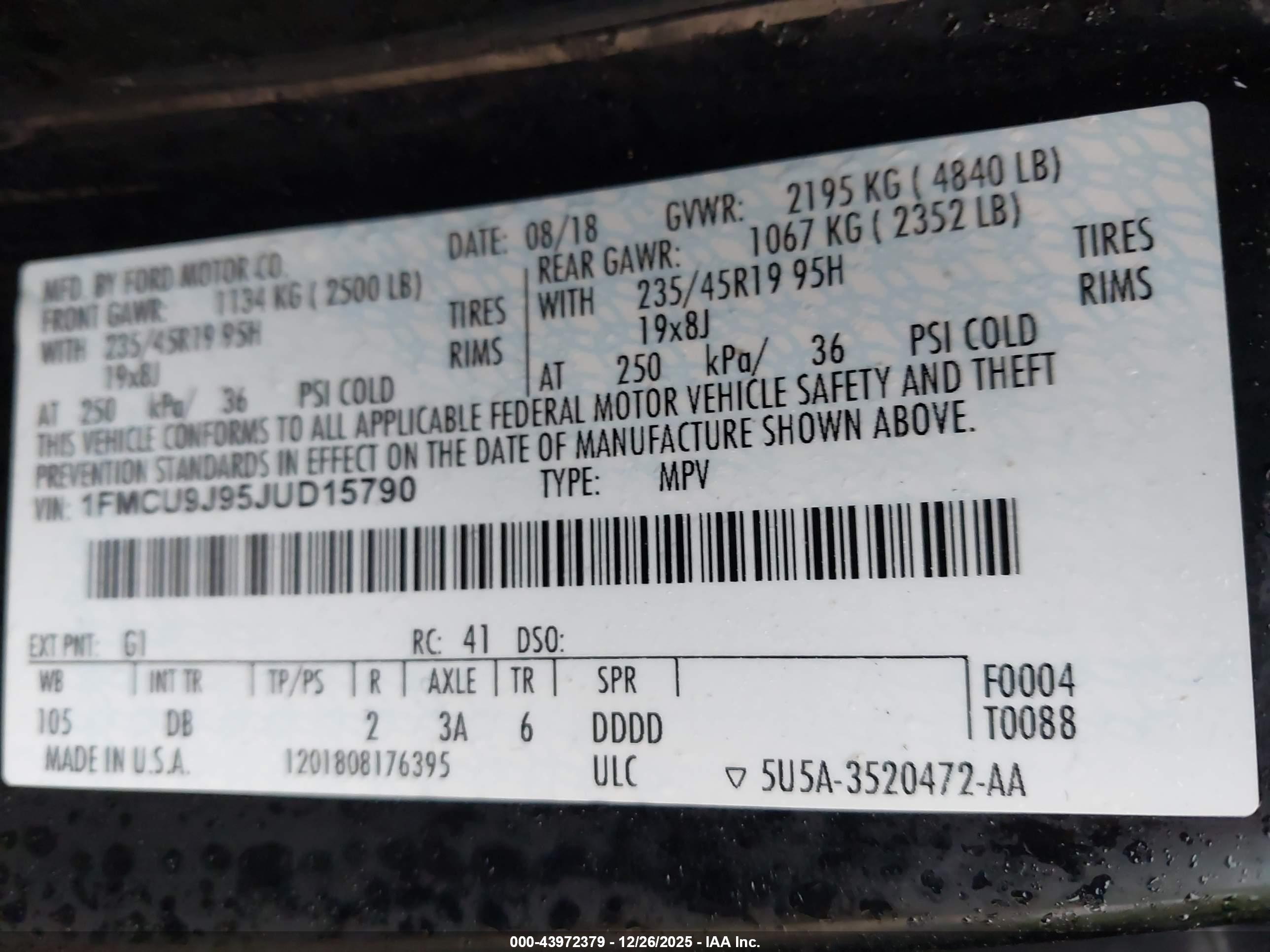 FORD ESCAPE image 9