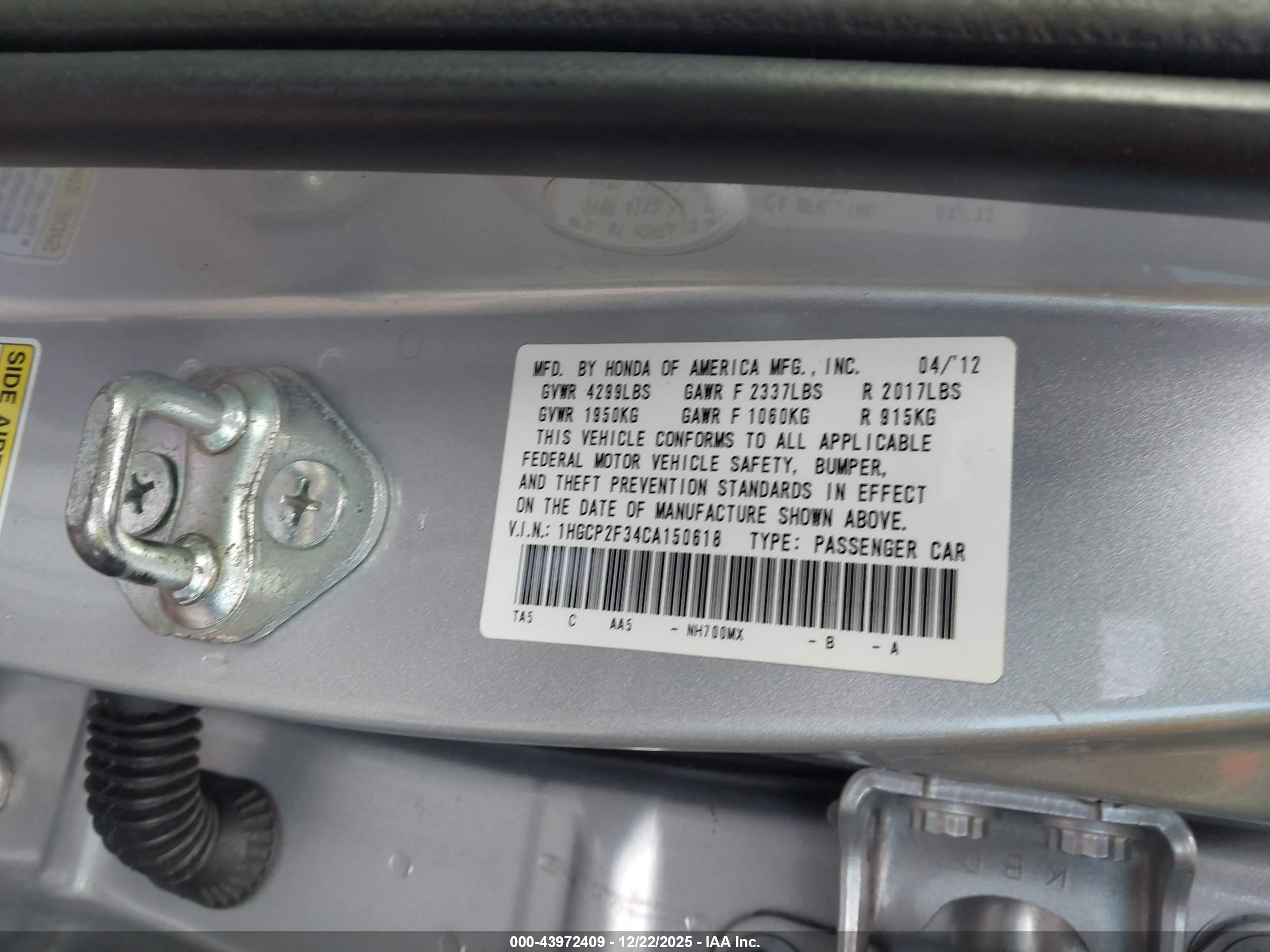 HONDA ACCORD image 9