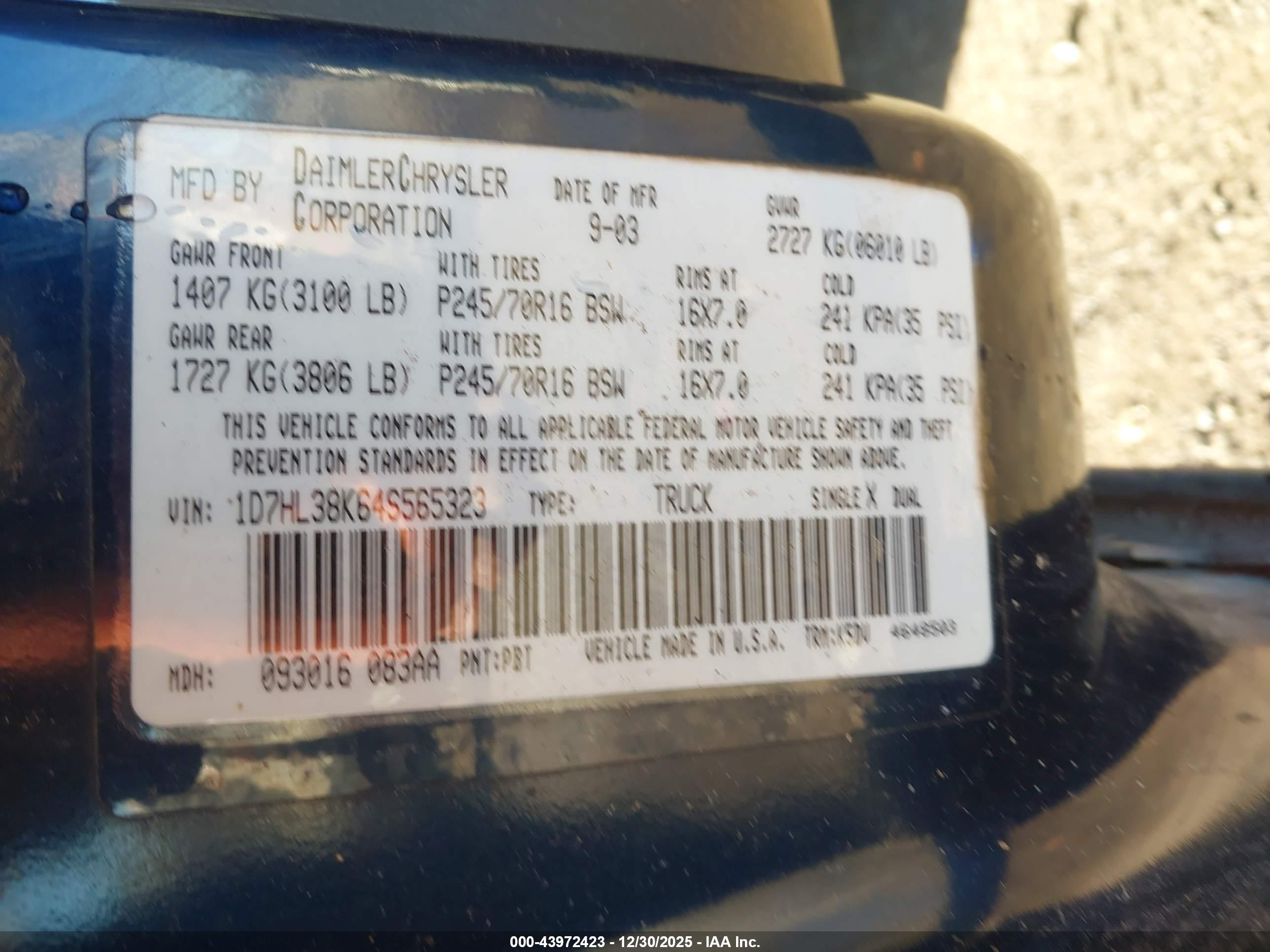 DODGE DAKOTA image 9