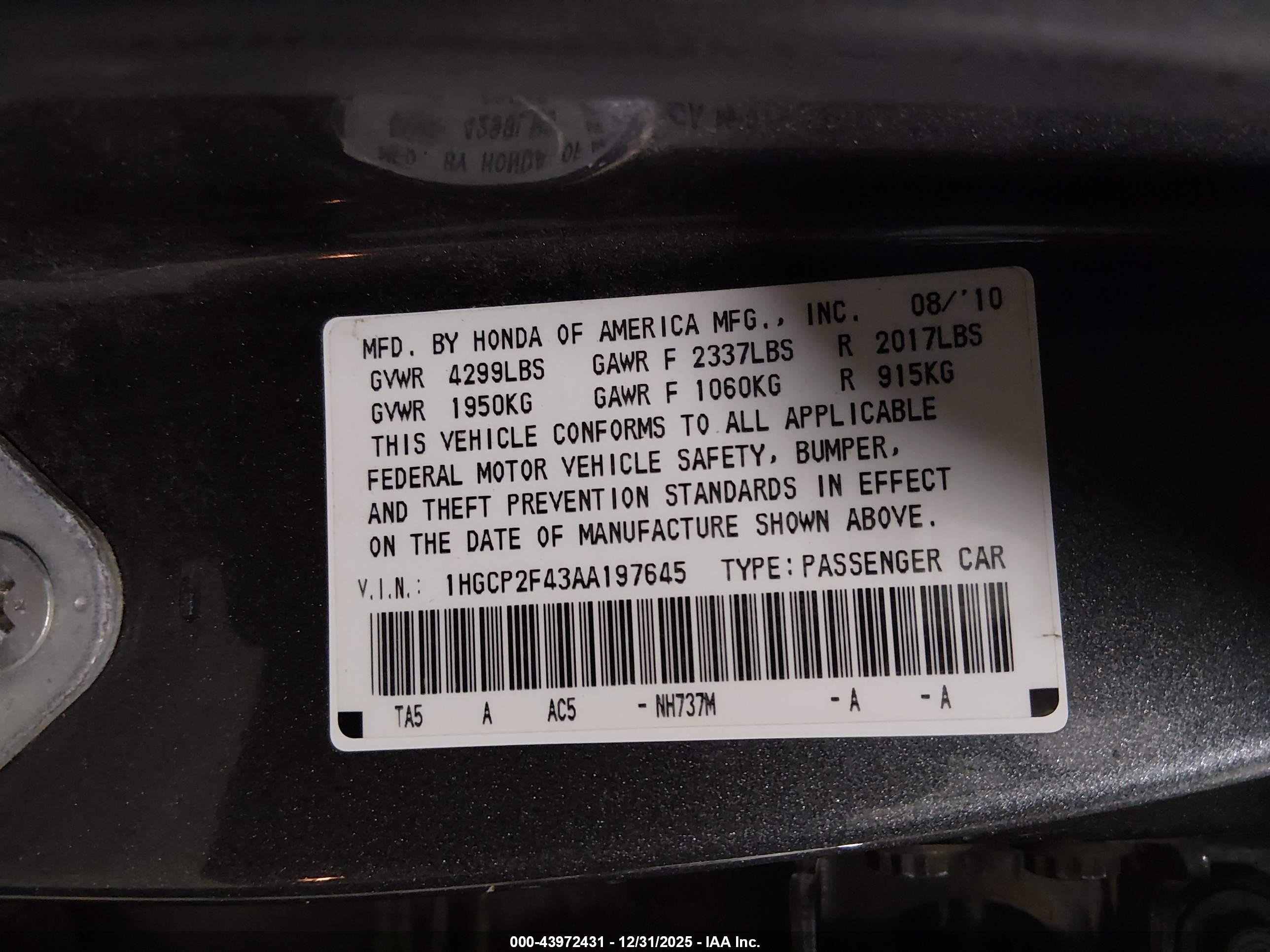 HONDA ACCORD image 9