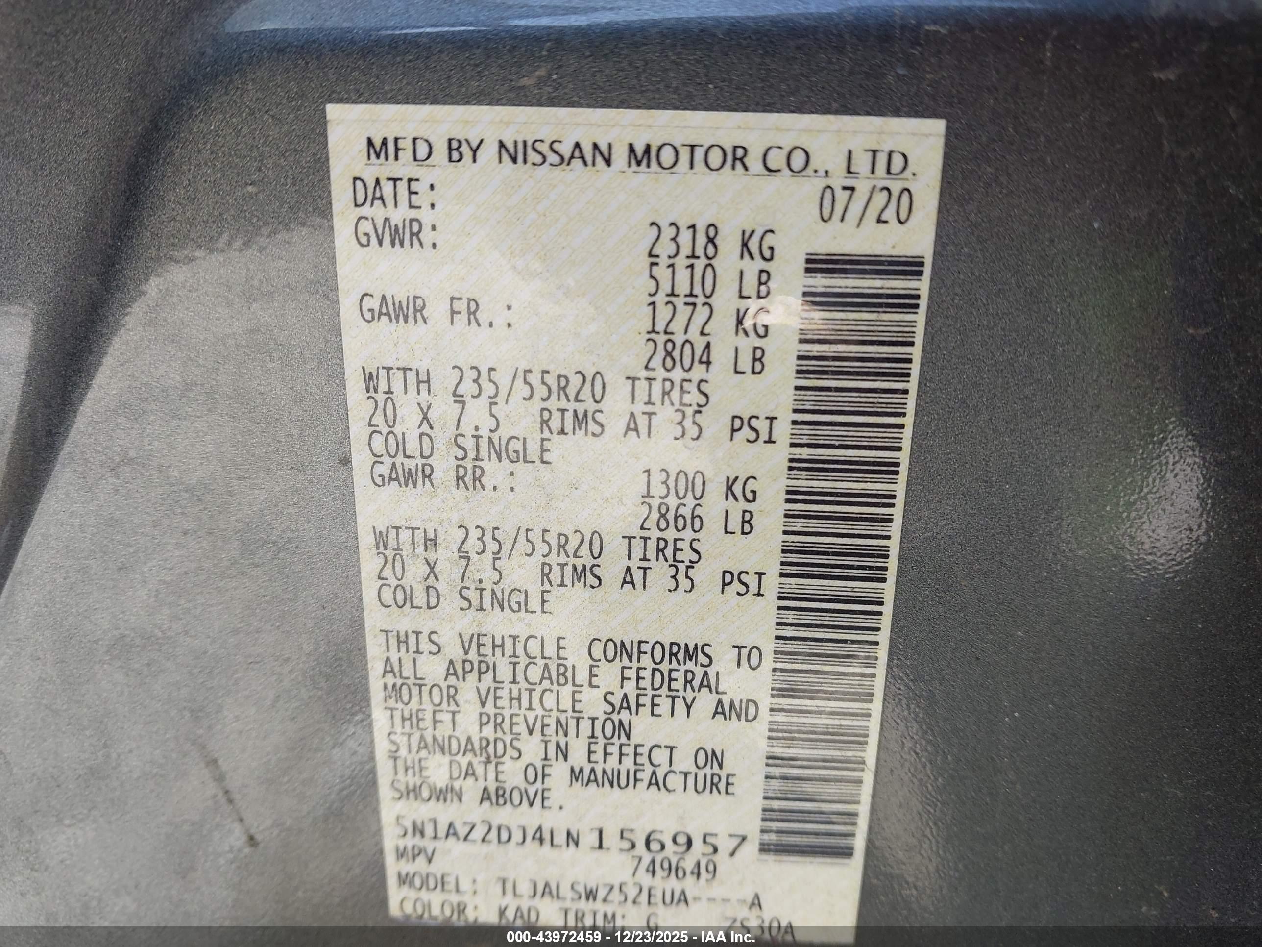 NISSAN MURANO image 9