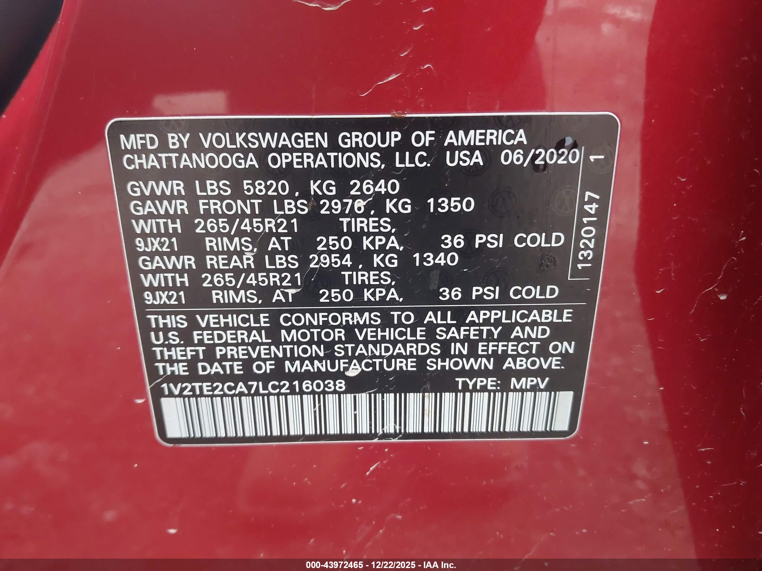 VOLKSWAGEN ATLAS image 9